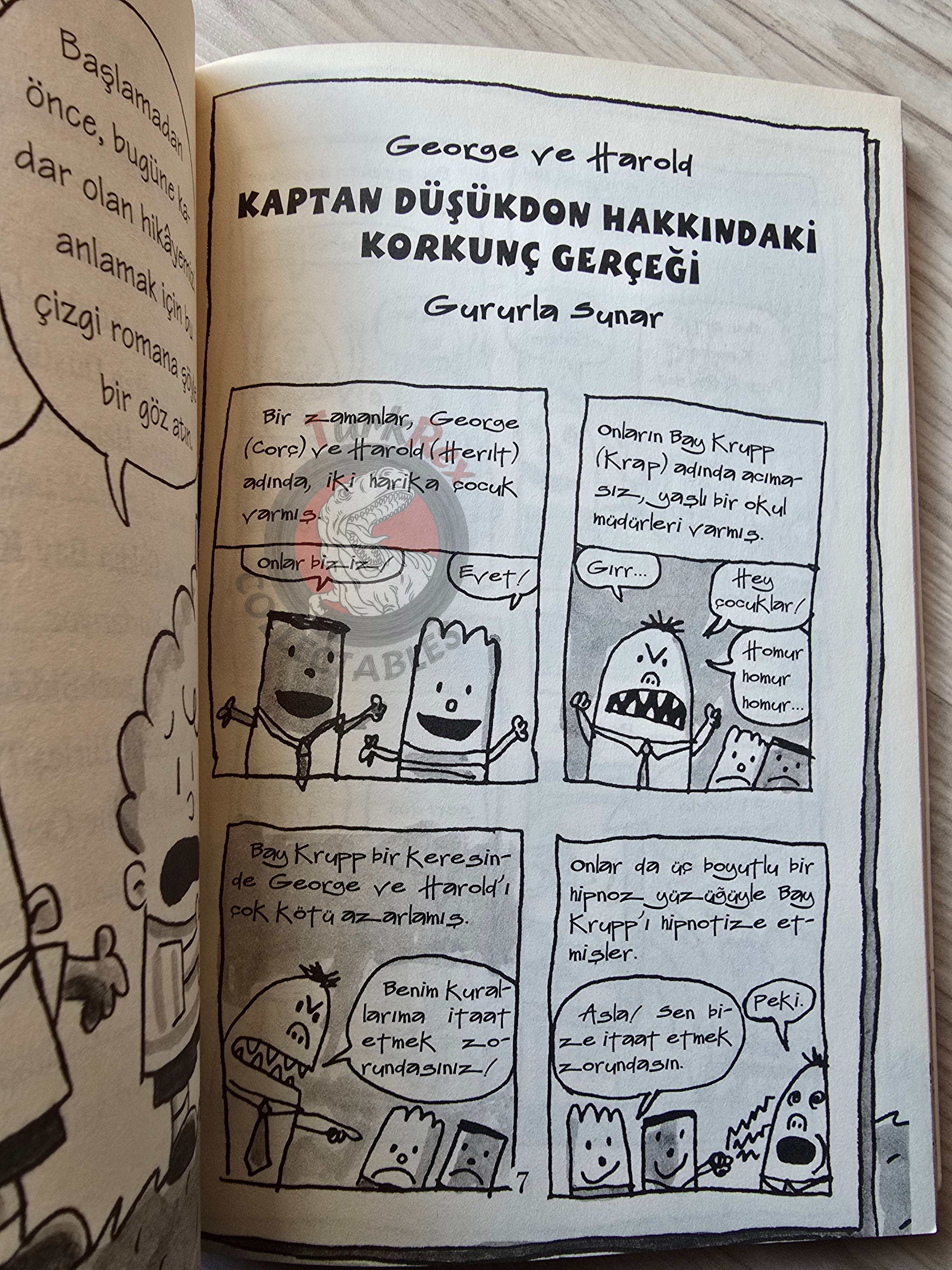 Captain Underpants and the Big, Bad Battle of the Bionic Booger Boy Turkish Turkey Dav Pilkey