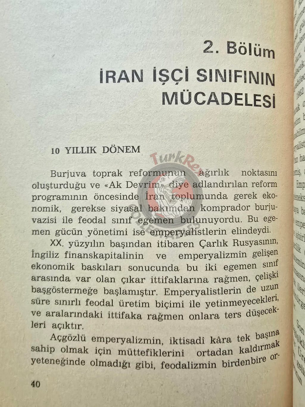 The Iran Report 1977 Turkish Book Mohammad Reza Pahlavi Persia Middle East