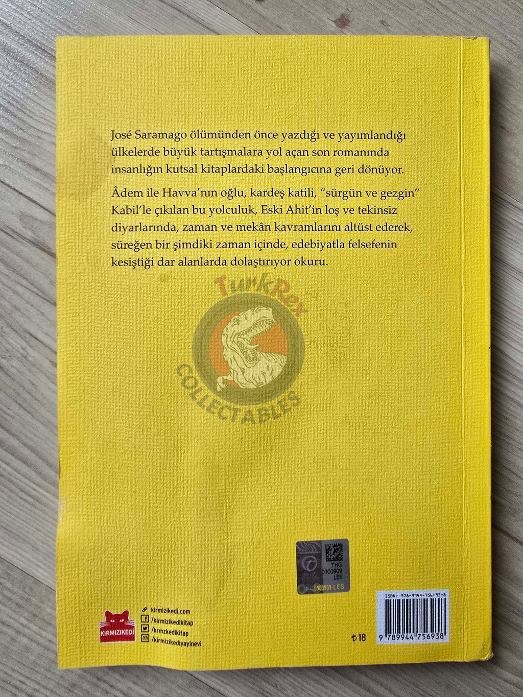 José Saramago – Cain 2018 Turkish Book Turkey