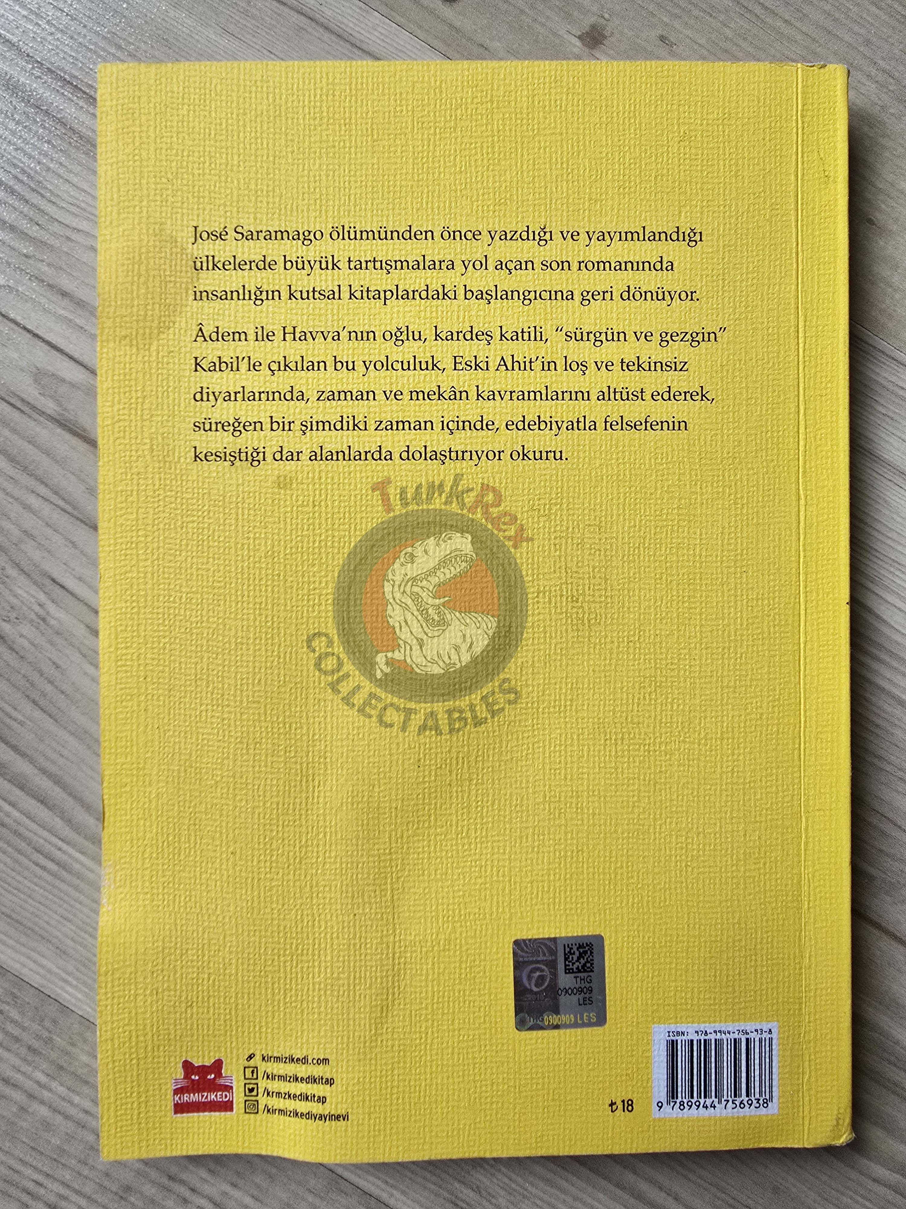 José Saramago – Cain 2018 Turkish Book Turkey