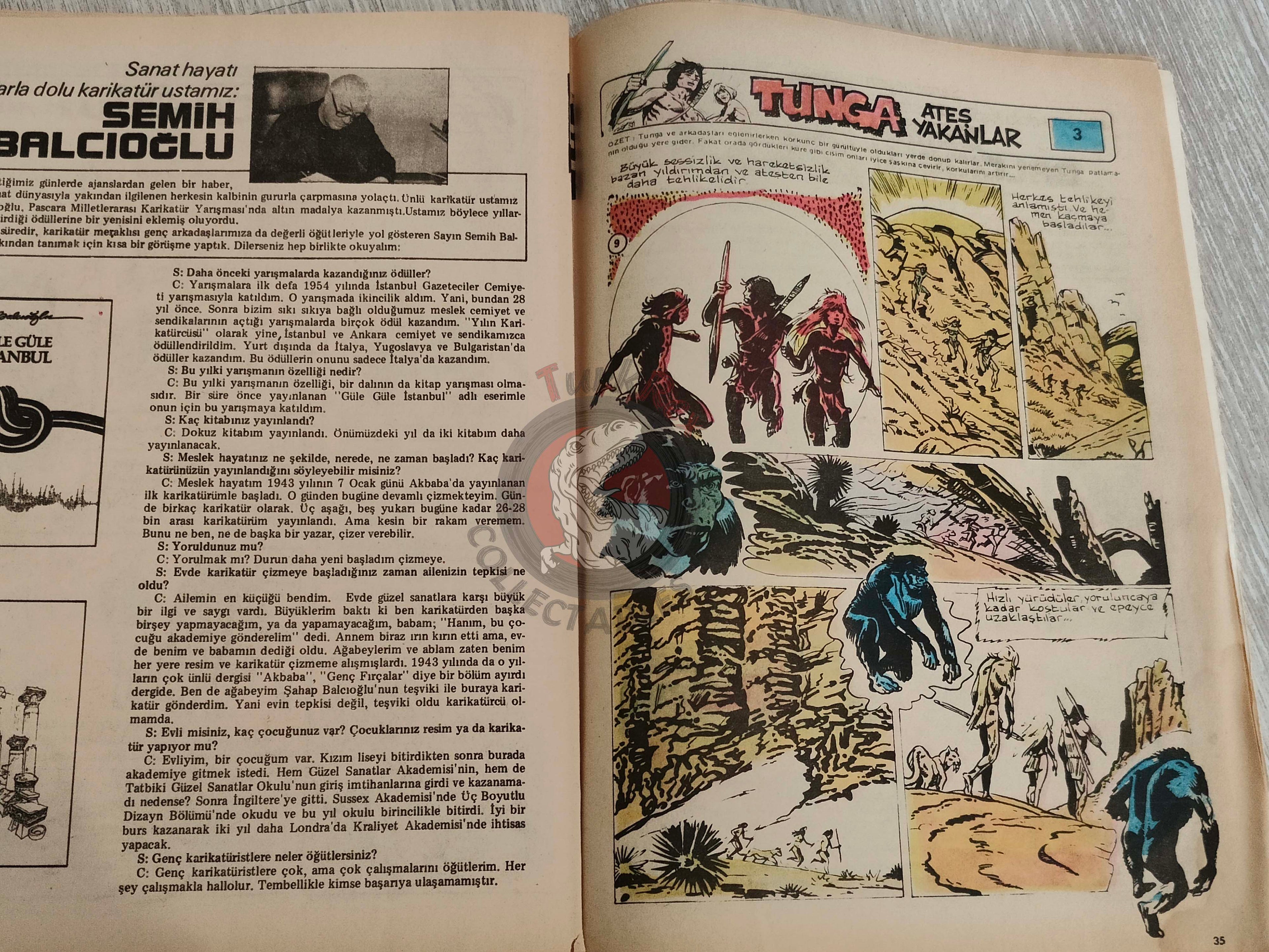 Tercüman Çocuk #43 1982 Turkish Comic Turkey Superman Star Wars #29 The Flintstones Tounga Cubitus