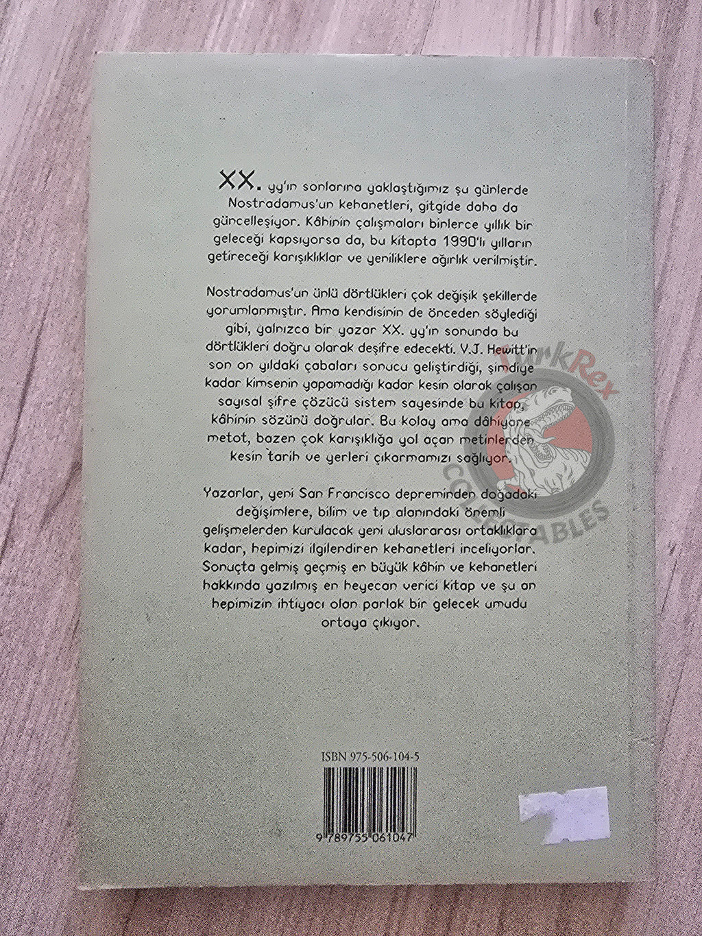 Peter Lorie – Nostradamus The End Of The Millennium 2001 Turkish Book Turkey