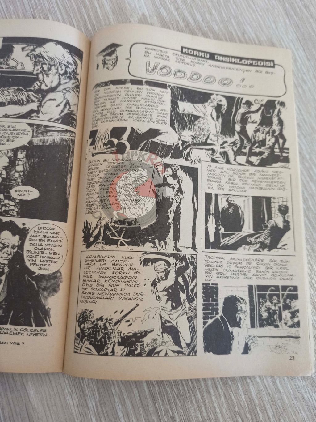 Vampirella #5 1976 Turkish Comic Turkey Warren Publishing cover #52 #15