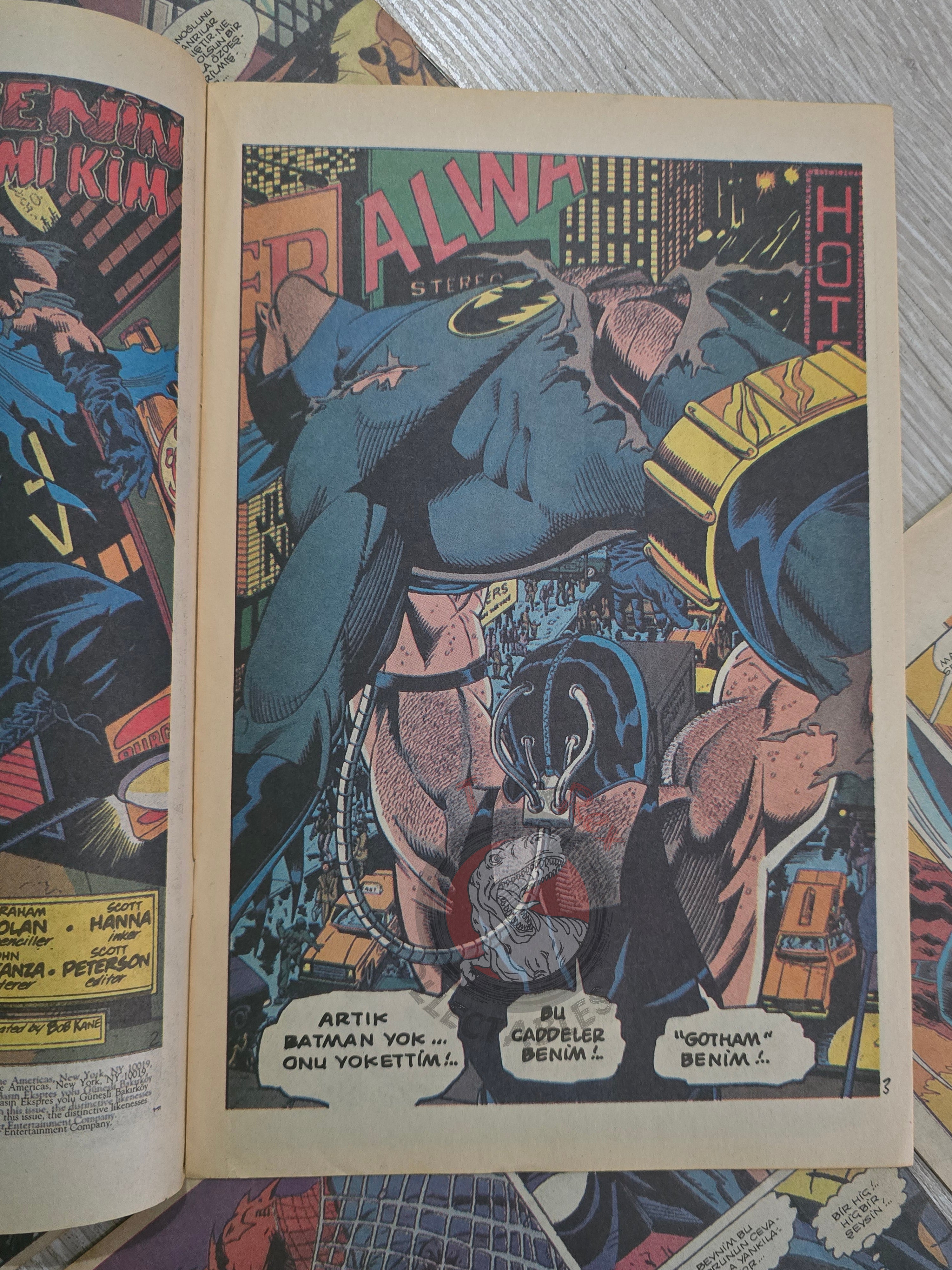 Batman: Knightfall #1-10 Complete Set 1996 Turkish Comic Turkey