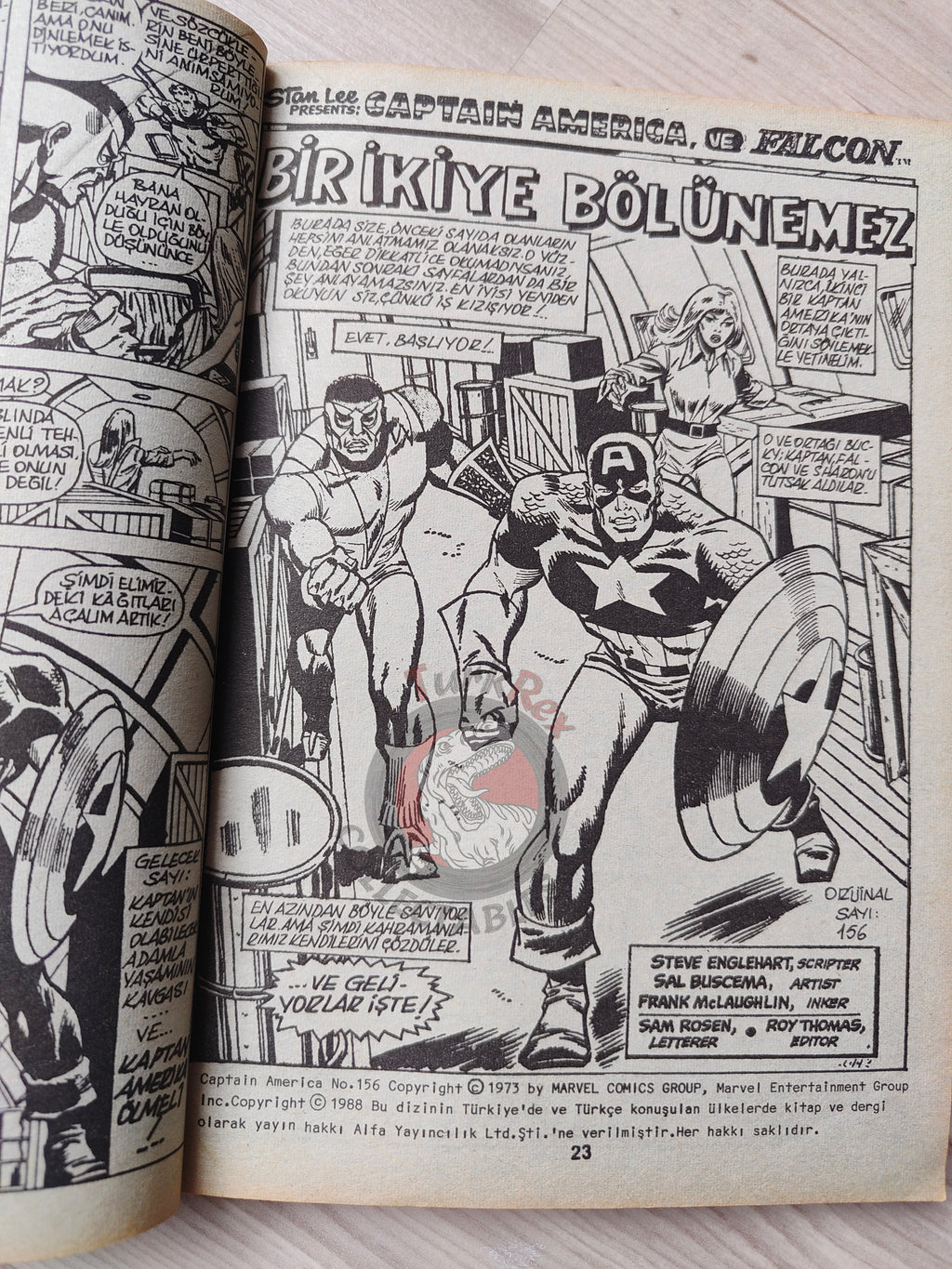 Captain America – Volume 1 1989 Turkish Comic Turkey
