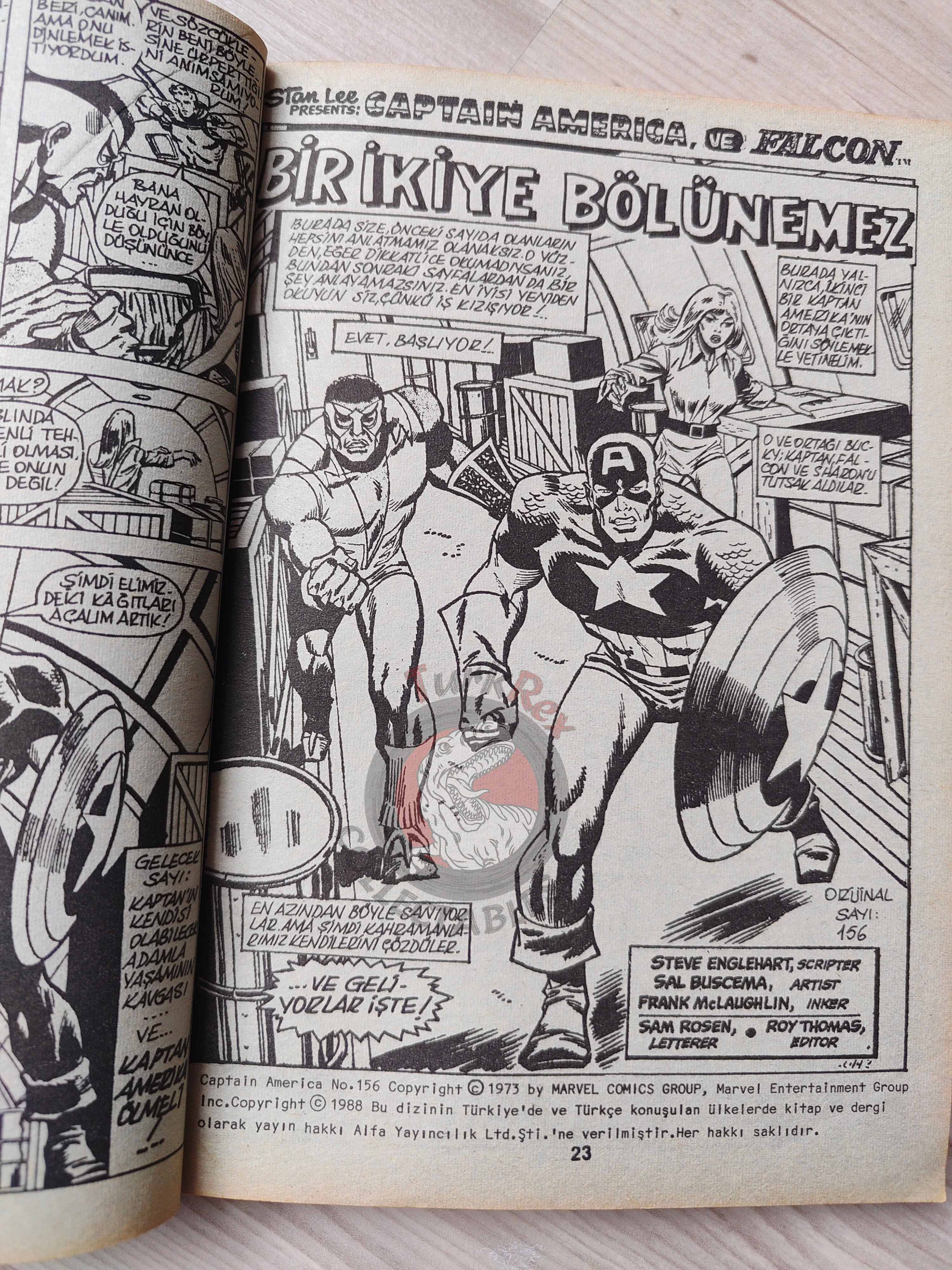Captain America – Volume 1 1989 Turkish Comic Turkey