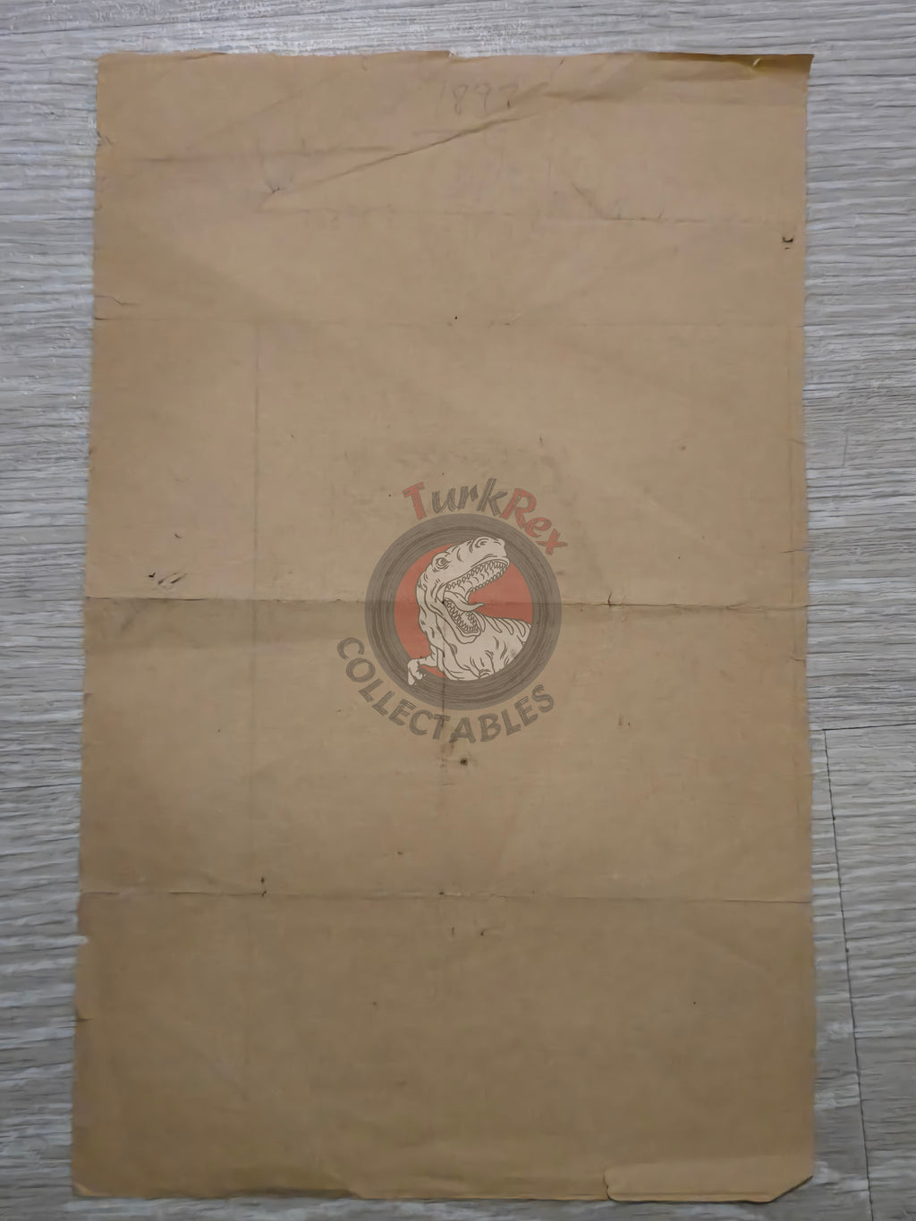 Ottoman 1898 Land Deed House with Garden in İstanbul Title Deed