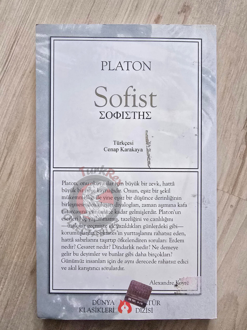Plato – Sophist 2000 Turkish Book Turkey