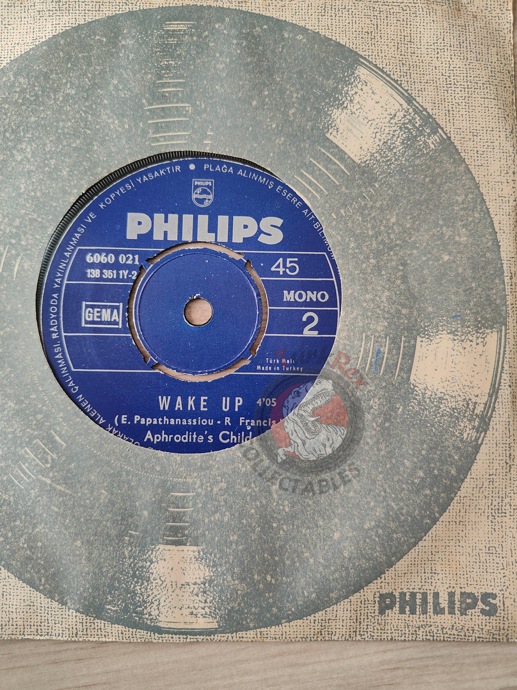 Aphrodite's Child – It's Five O'clock 7" Turkish Pressing Vinyl Turkey Edition
