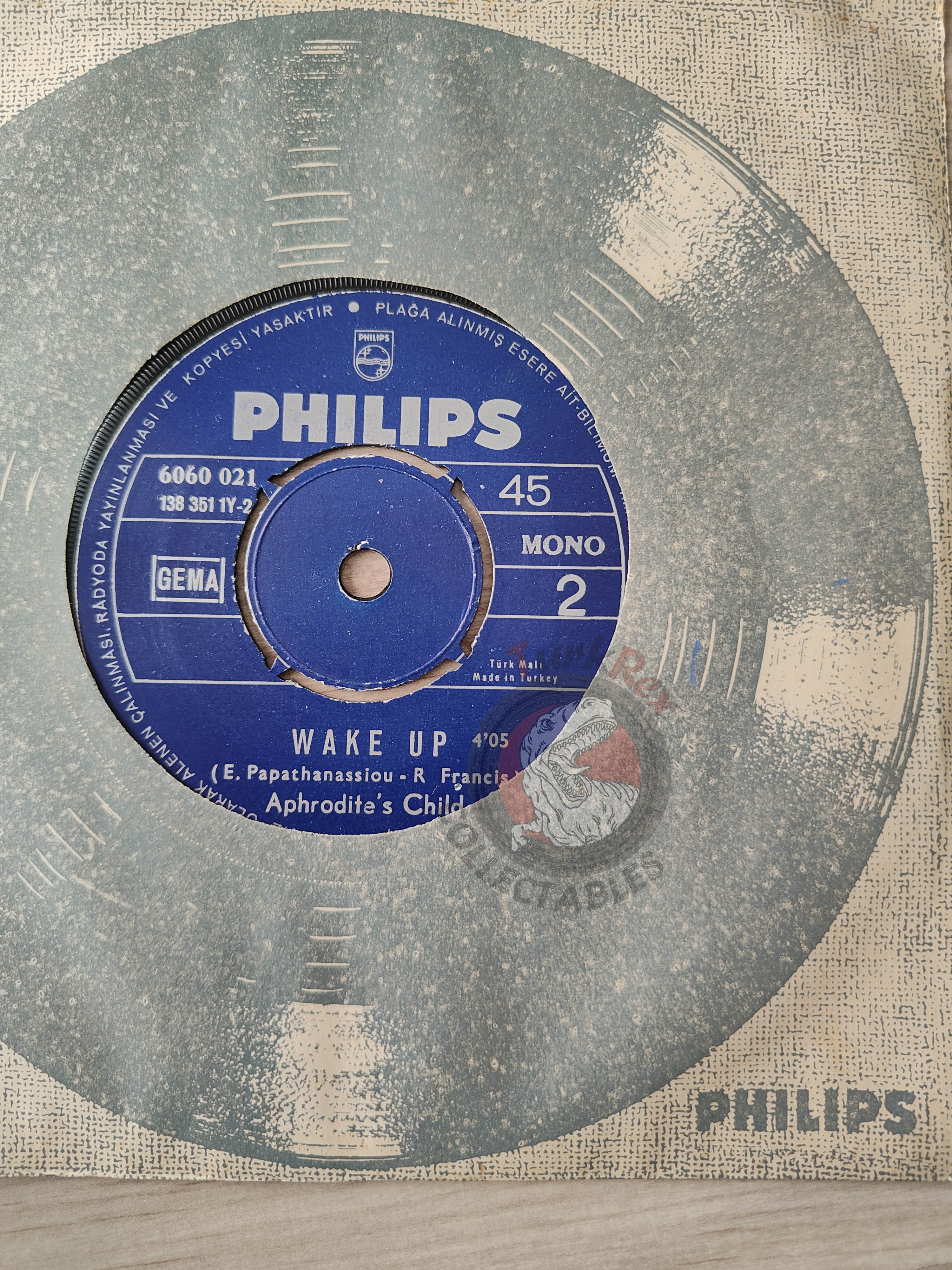 Aphrodite's Child – It's Five O'clock 7" Turkish Pressing Vinyl Turkey Edition