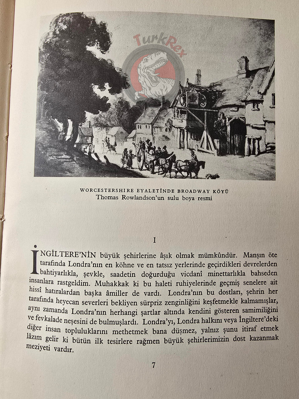 Edmund Blunden – English Villages 1940s HC / DJ Turkish Book Turkey WW2 era Propaganda