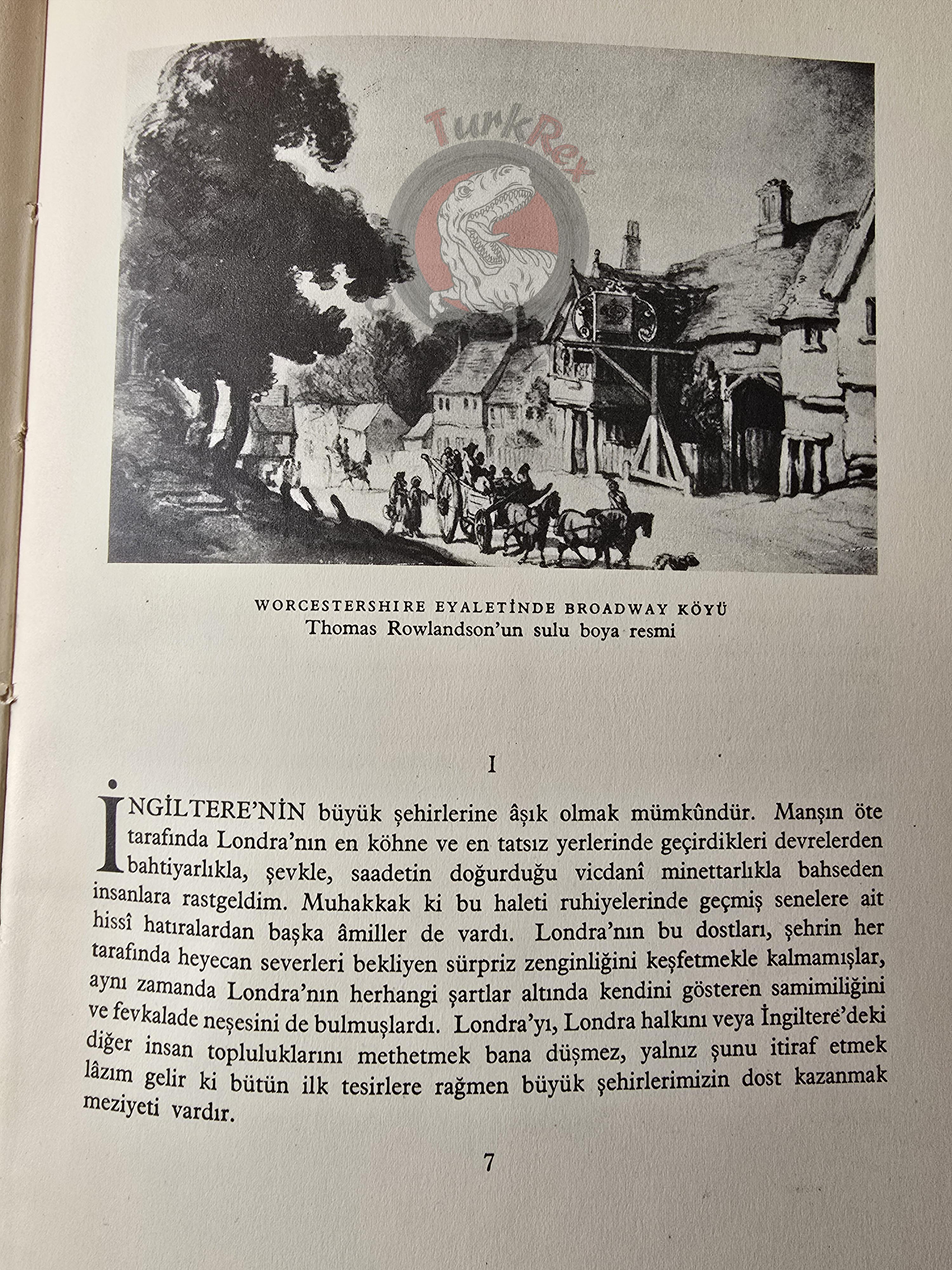 Edmund Blunden – English Villages 1940s HC / DJ Turkish Book Turkey WW2 era Propaganda