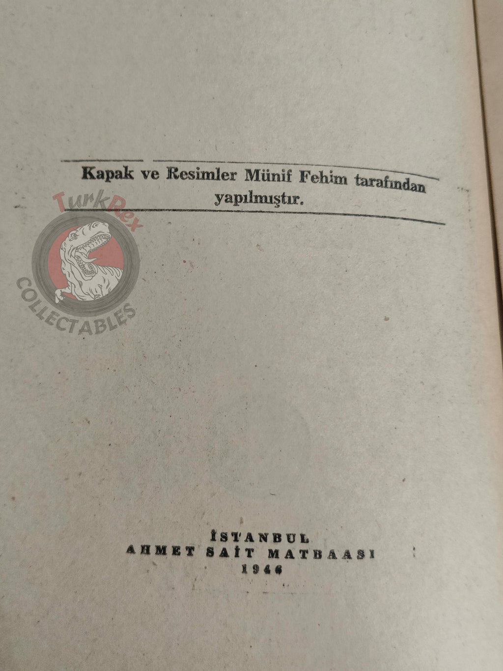 Rabindranath Tagore – Hungry Stones 1946 1st Turkish Book Turkey