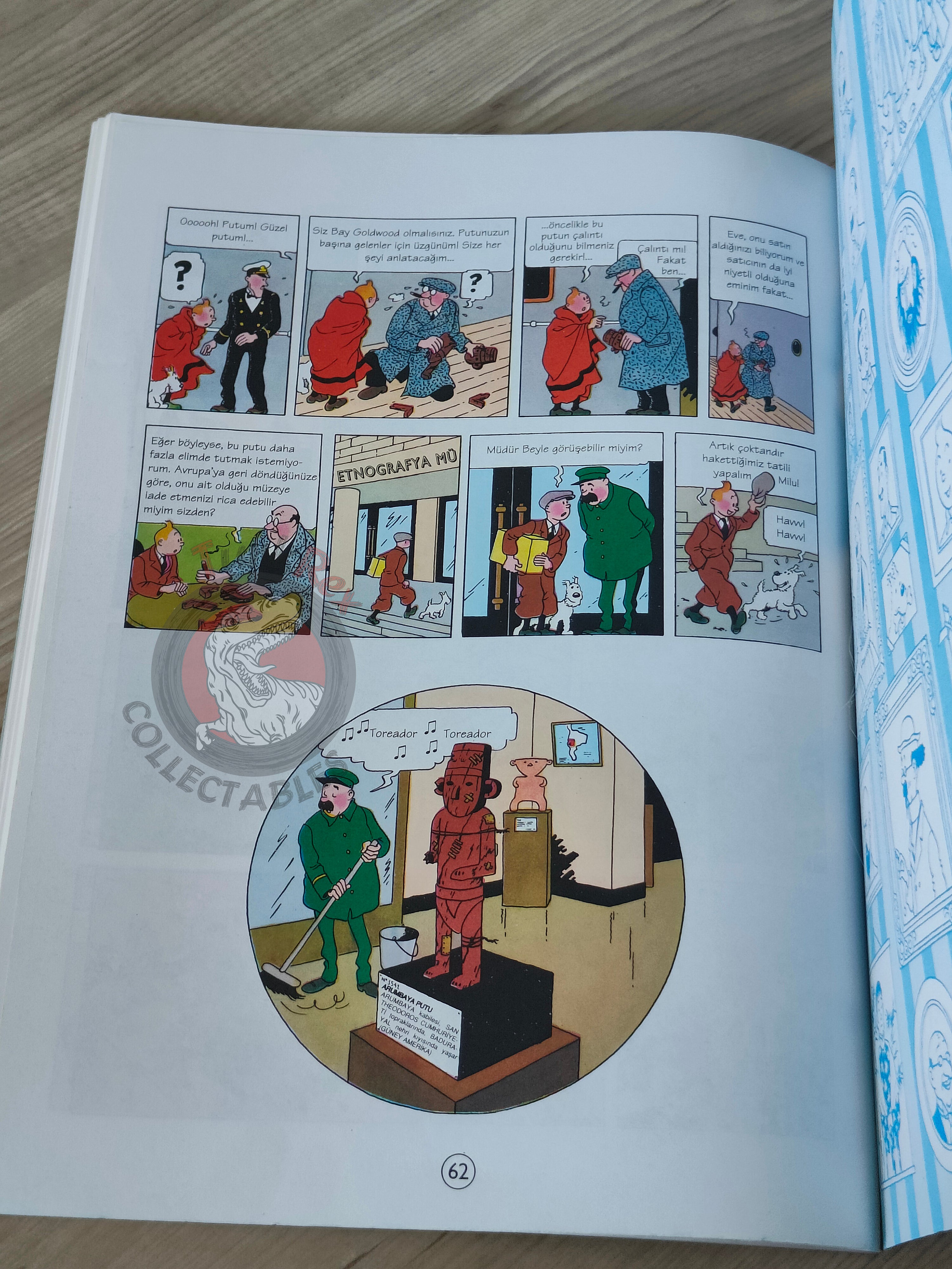 Tintin – The Broken Ear 1997 Turkish Edition Comic Turkey 1st YKY