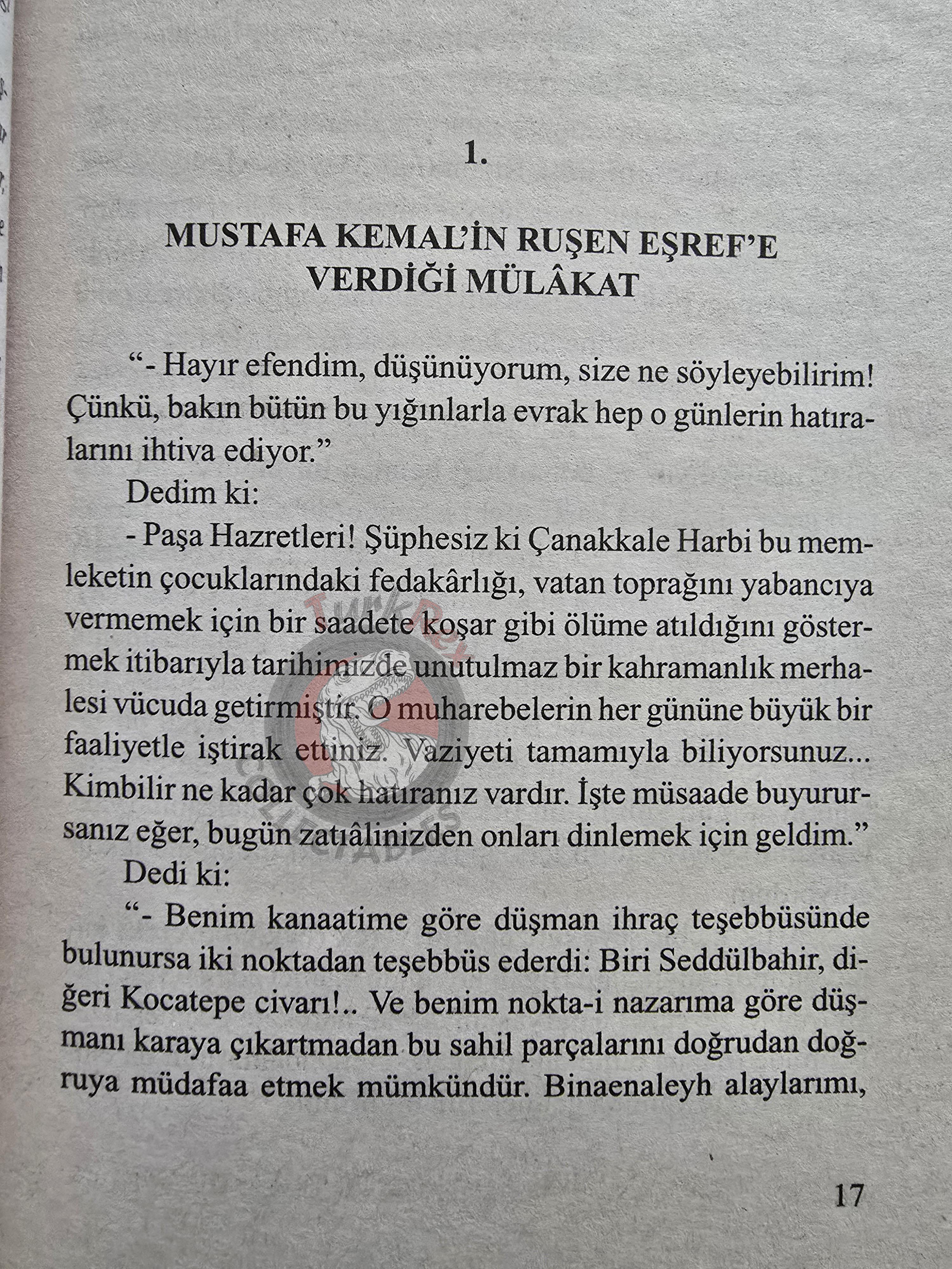 Conversations with Atatürk 2000 Turkish Book Turkey Interviews