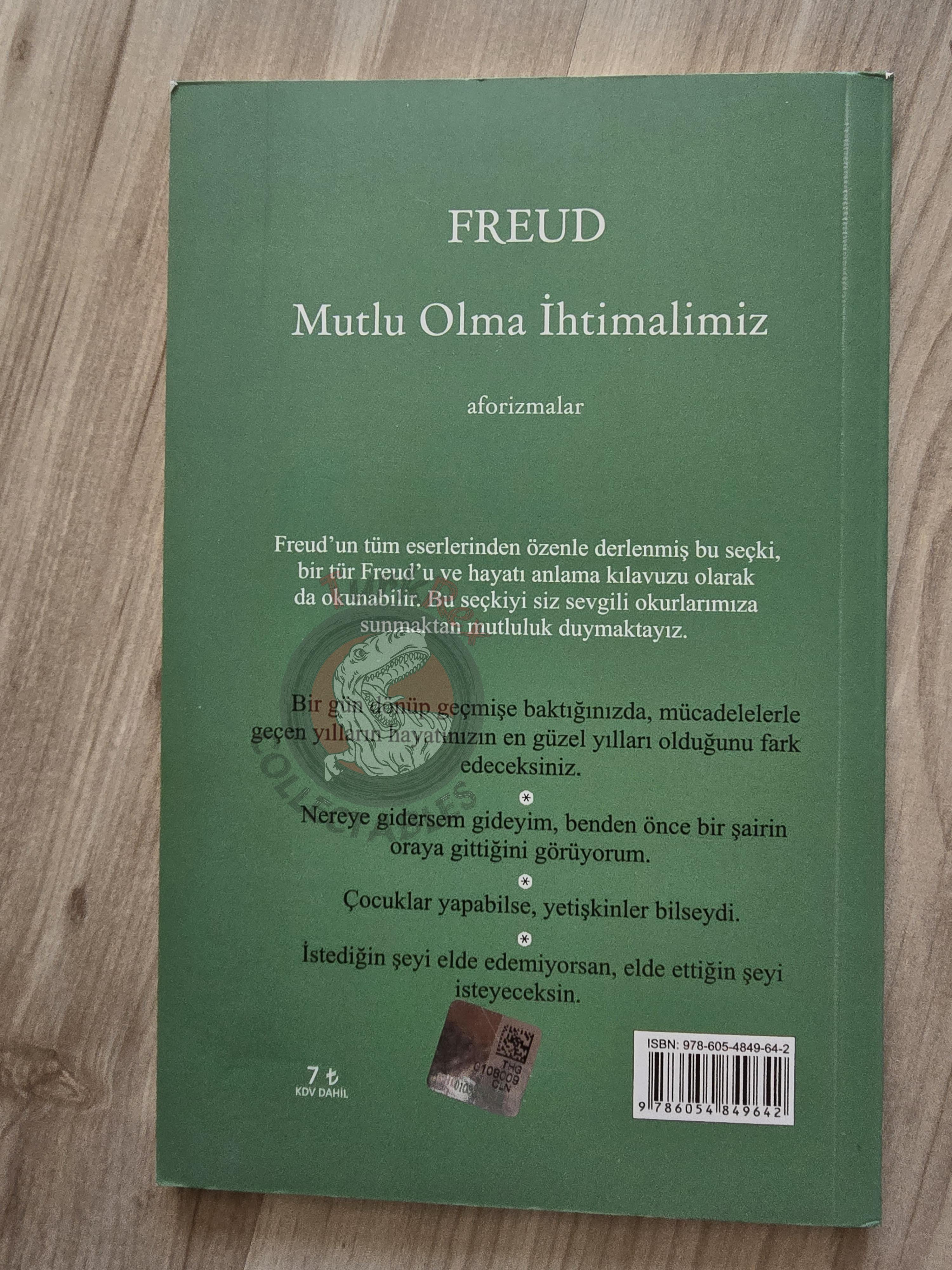 Sigmund Freud – Our Probability of Being Happy: Aphorisms 2014 Turkish Book Turkey