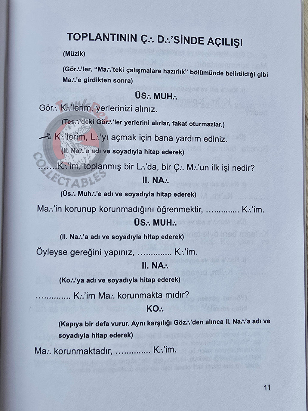 Turkish Freemasonry 1st Degree Ritual Apprentice 2014 Booklet Masonic Masons of Turkey