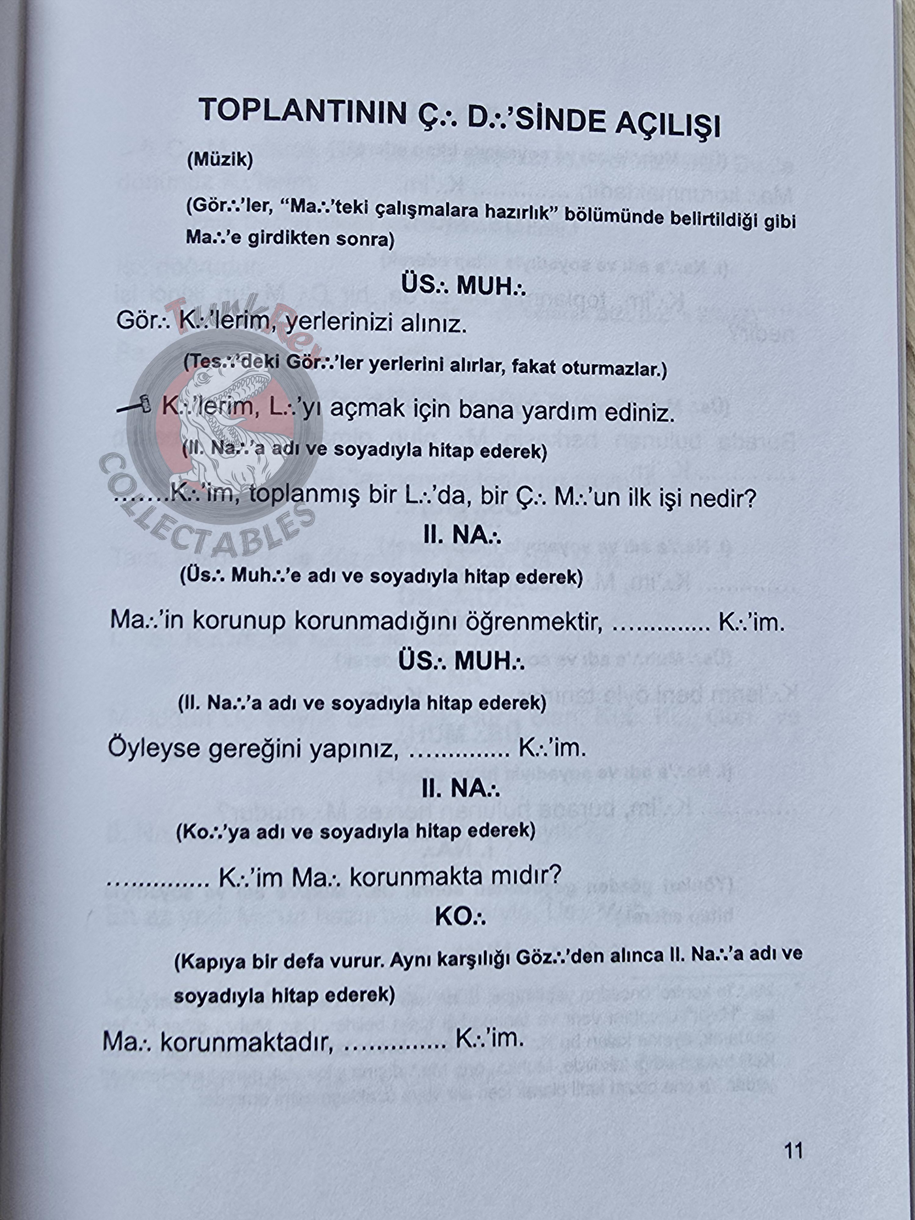 Turkish Freemasonry 1st Degree Ritual Apprentice 2014 Booklet Masonic Masons of Turkey