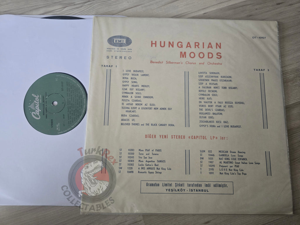 Benedict Silberman's Chorus & Orchestra – Hungarian Moods Turkish Pressing Vinyl Turkey Edition
