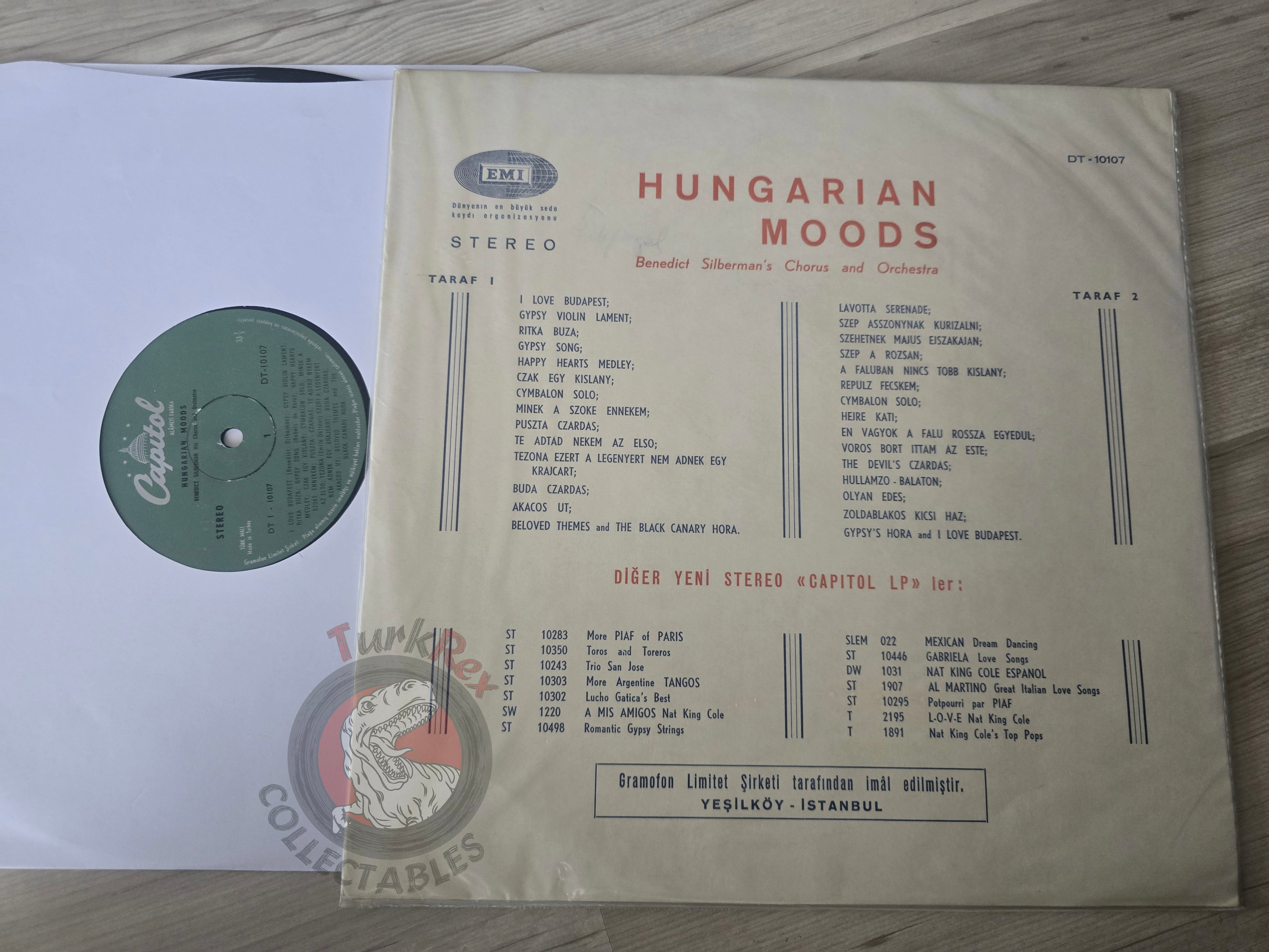 Benedict Silberman's Chorus & Orchestra – Hungarian Moods Turkish Pressing Vinyl Turkey Edition