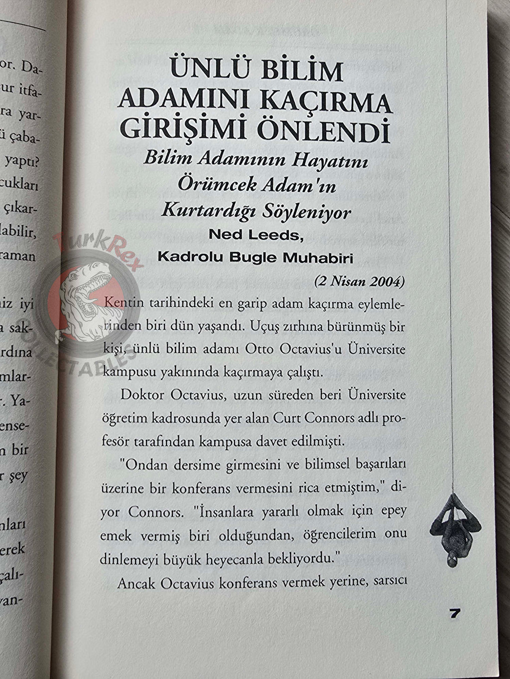 Spider-Man 2: The Movie Daily Bugle Stories 2004 1st Turkish Book Turkey