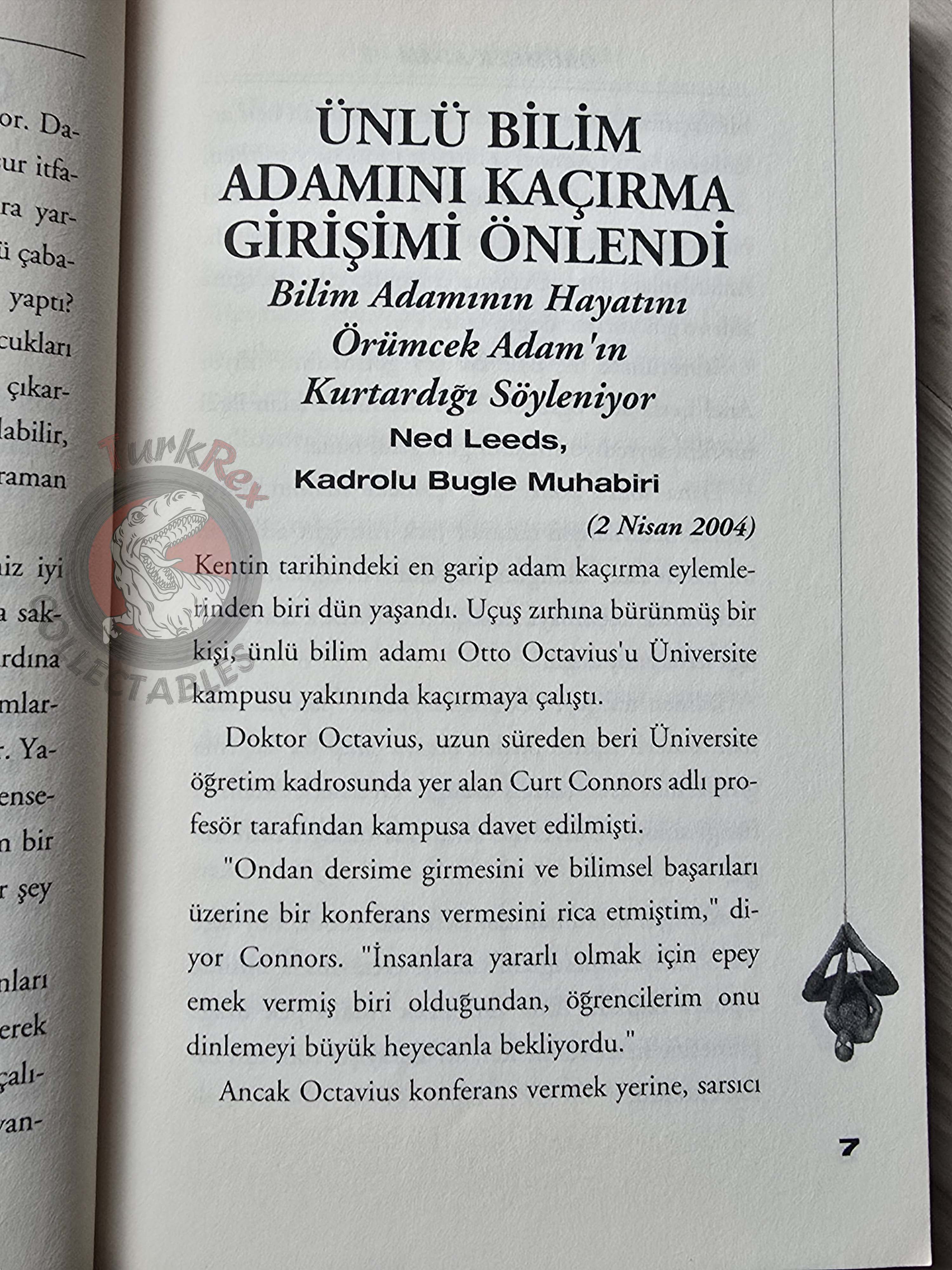 Spider-Man 2: The Movie Daily Bugle Stories 2004 1st Turkish Book Turkey