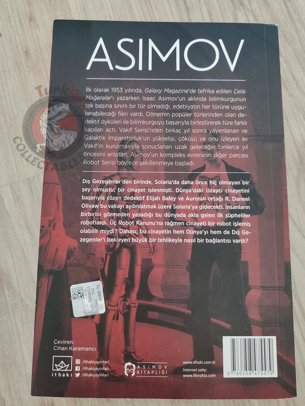 Isaac Asimov – Robot Series - The Naked Sun Turkish Book Turkey