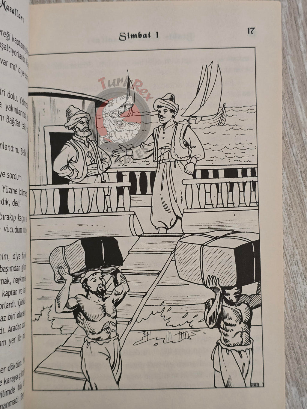 Sinbad the Sailor 2007 Turkish Book Turkey 1001 Nights Illustrated