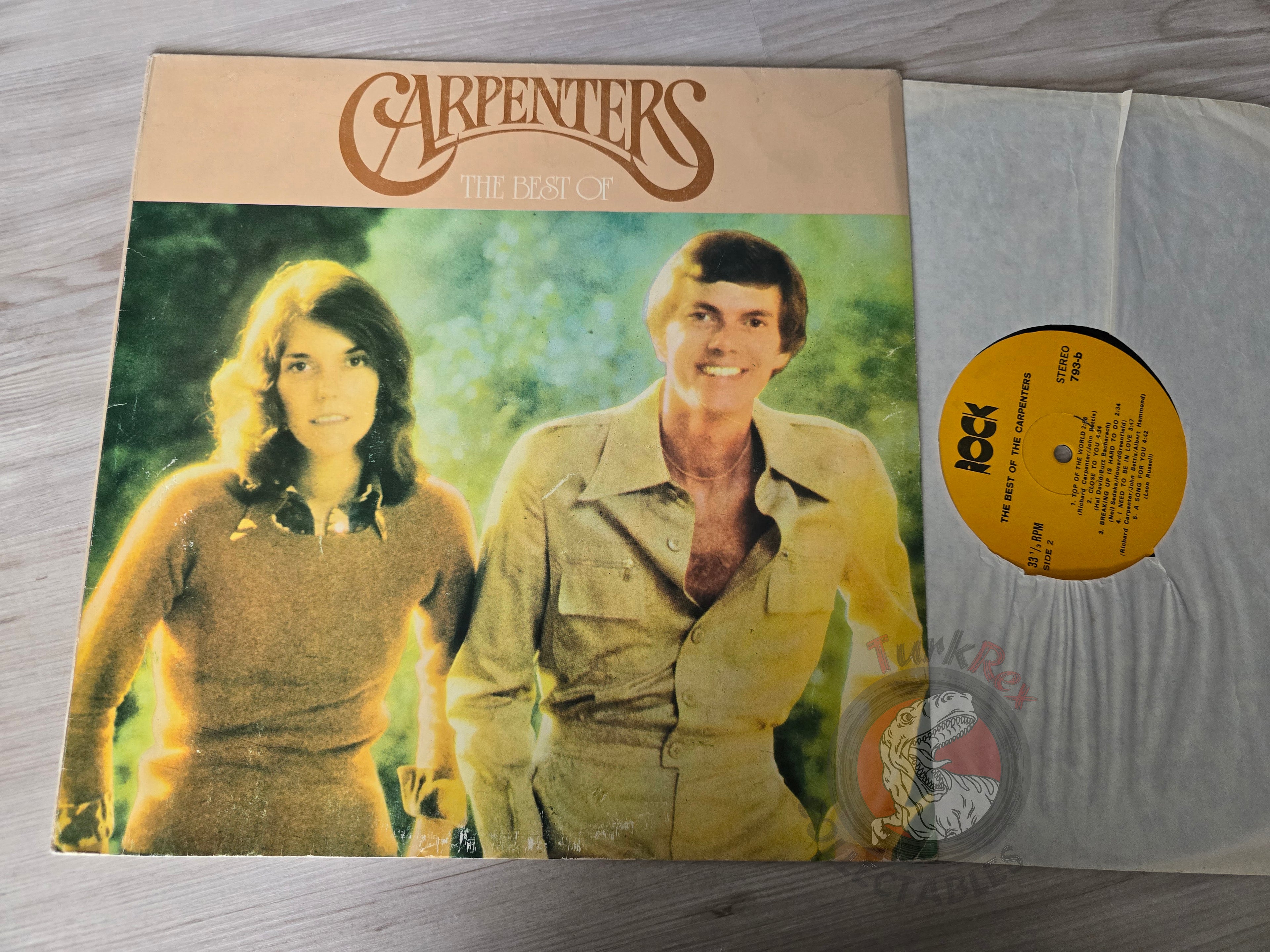 Carpenters – The Best Of The Carpenters Turkish Pressing Vinyl Turkey Edition