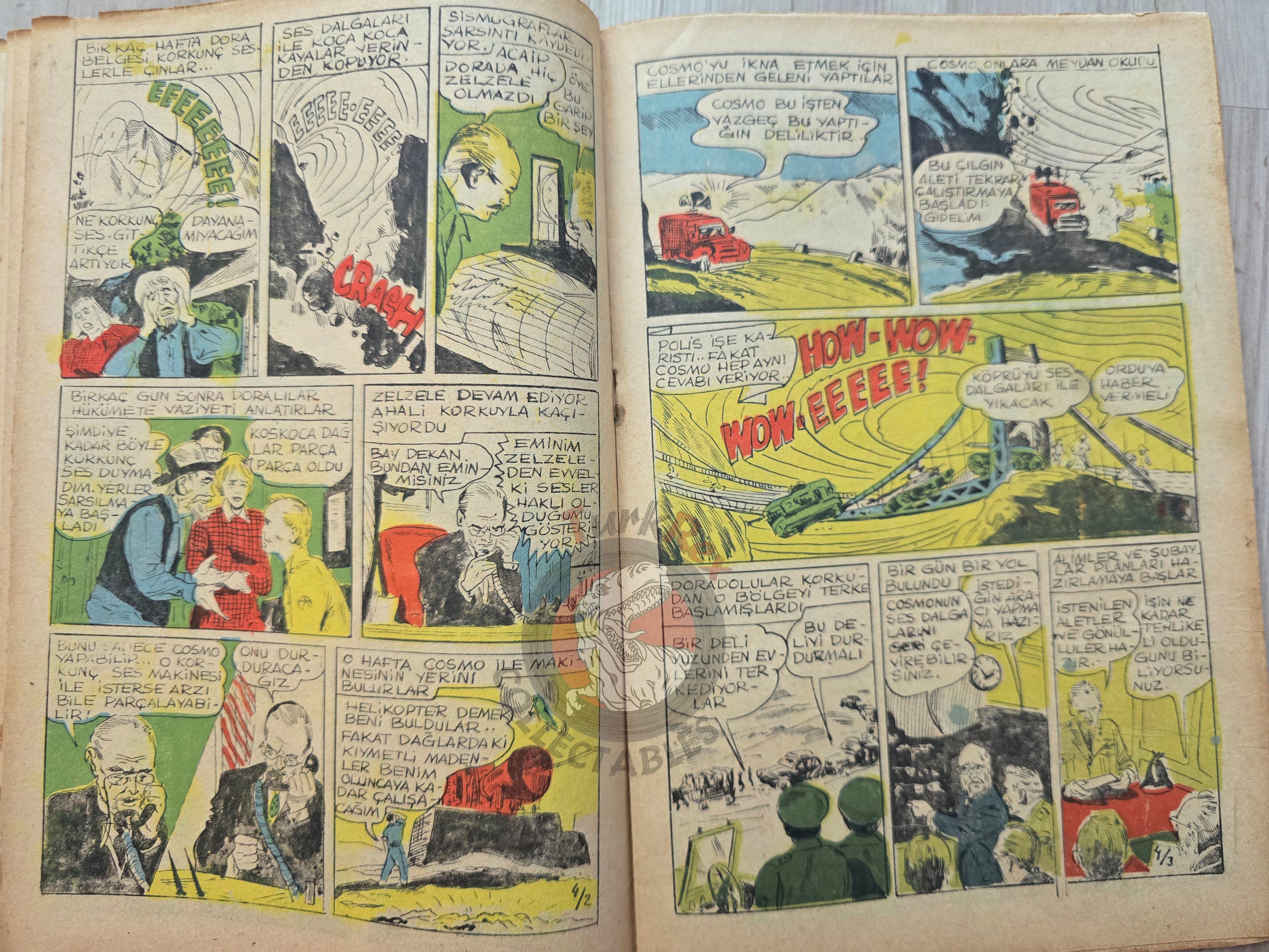 Çocuk Haftası Magazine 1962 Puss in the Boots Turkish Comic Turkey