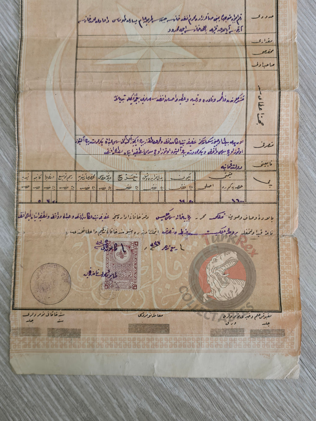 Ottoman 1919 Land Deed House in Kilis Ketenciyan Muslim Christian Citizen Title Deed