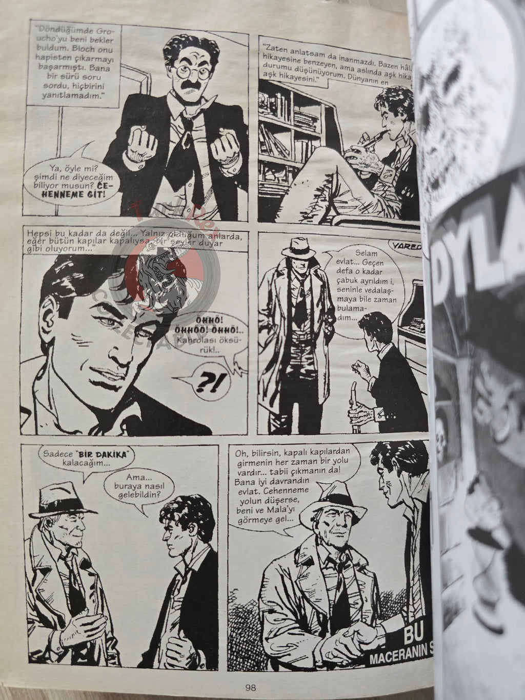 Dylan Dog #5 1997 Turkish Comic Turkey #6 La bellezza del Demonio