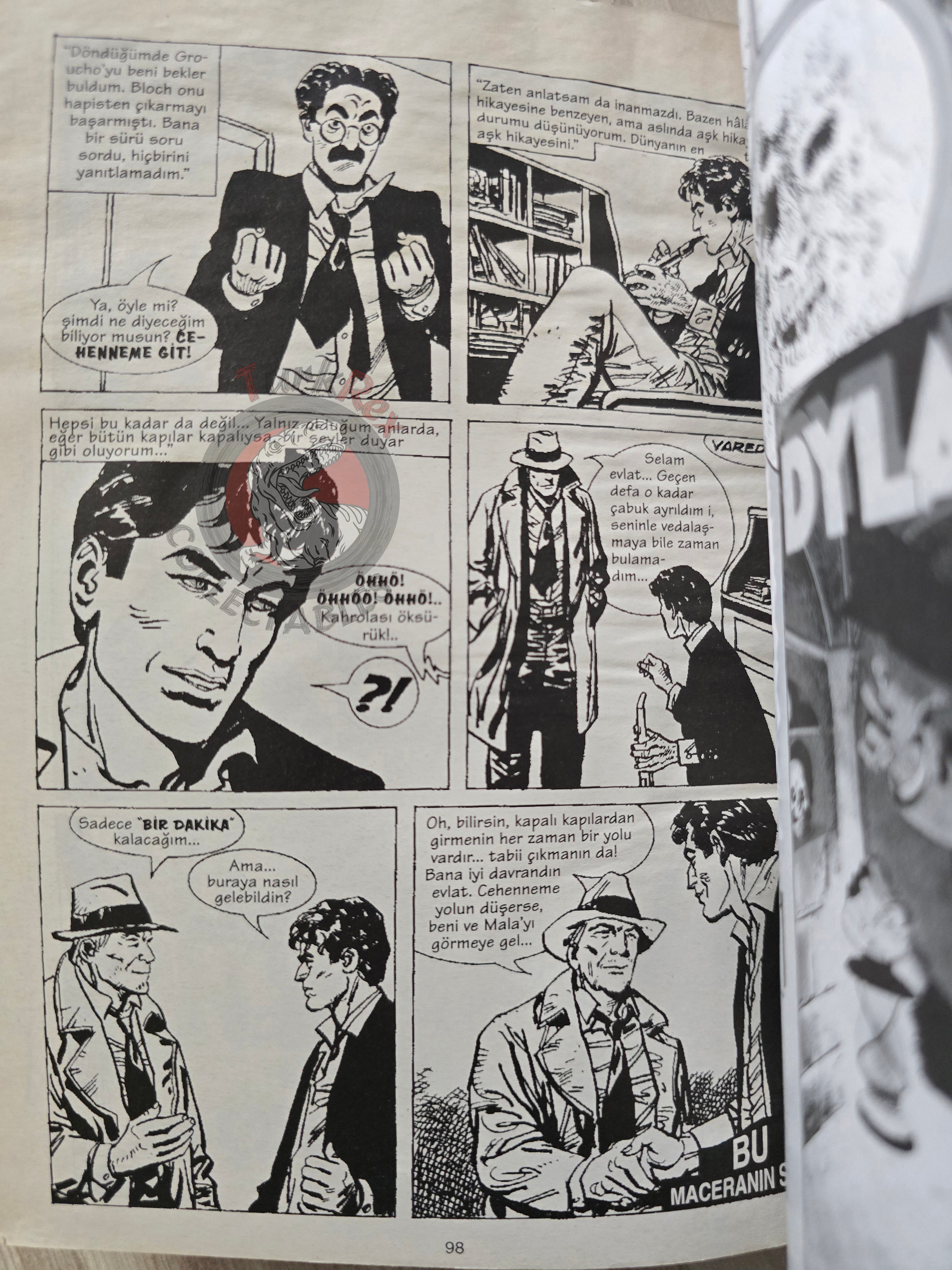 Dylan Dog #5 1997 Turkish Comic Turkey #6 La bellezza del Demonio