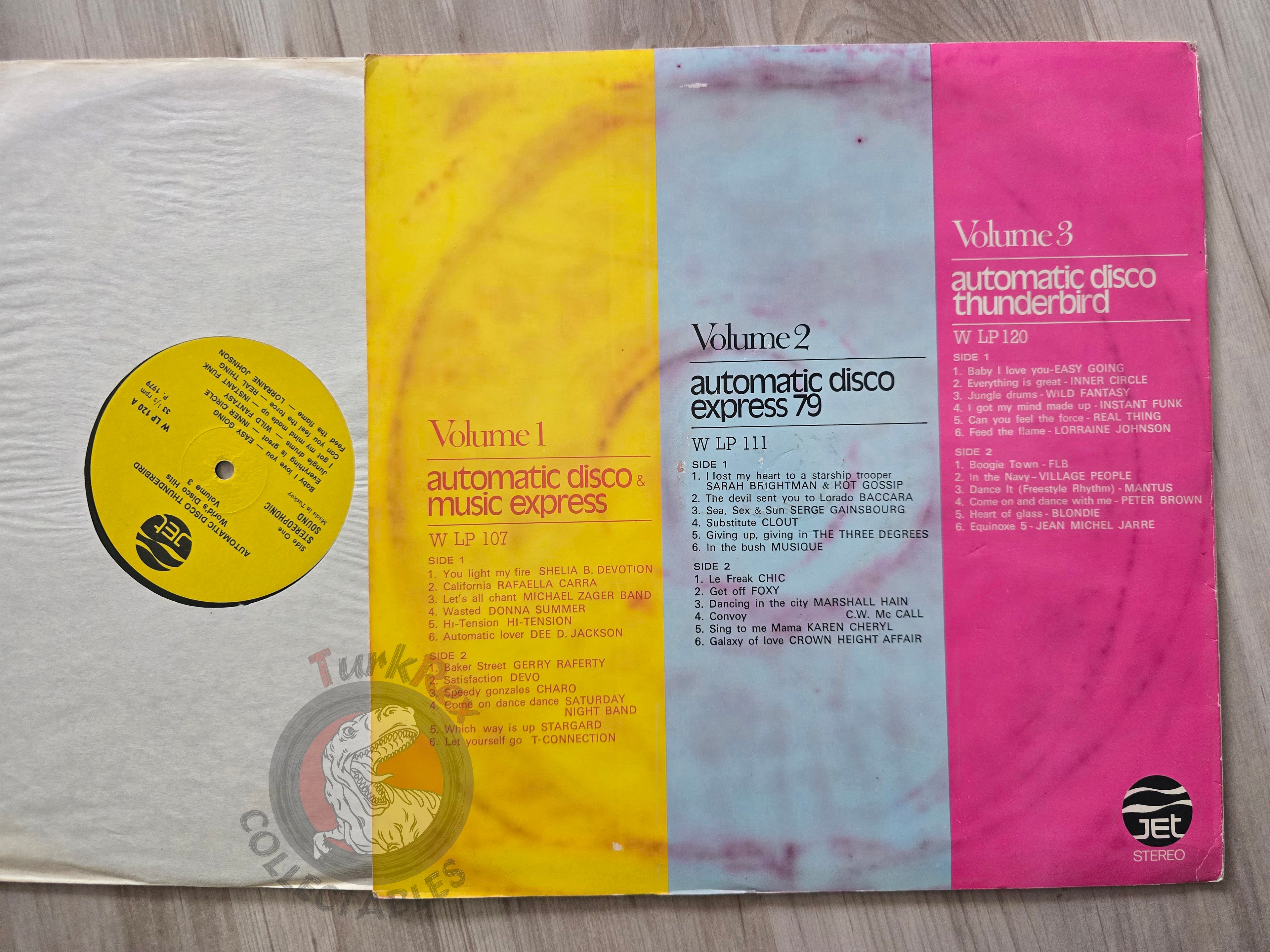Various – Automatic Disco Express Volume 3 Turkish Pressing Vinyl Turkey Edition