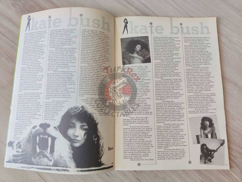 Lull 2003 Kill Bill: Uma Thurman and Travis Turkish Mag Turkey Kate Bush David Gilmour Tarantino