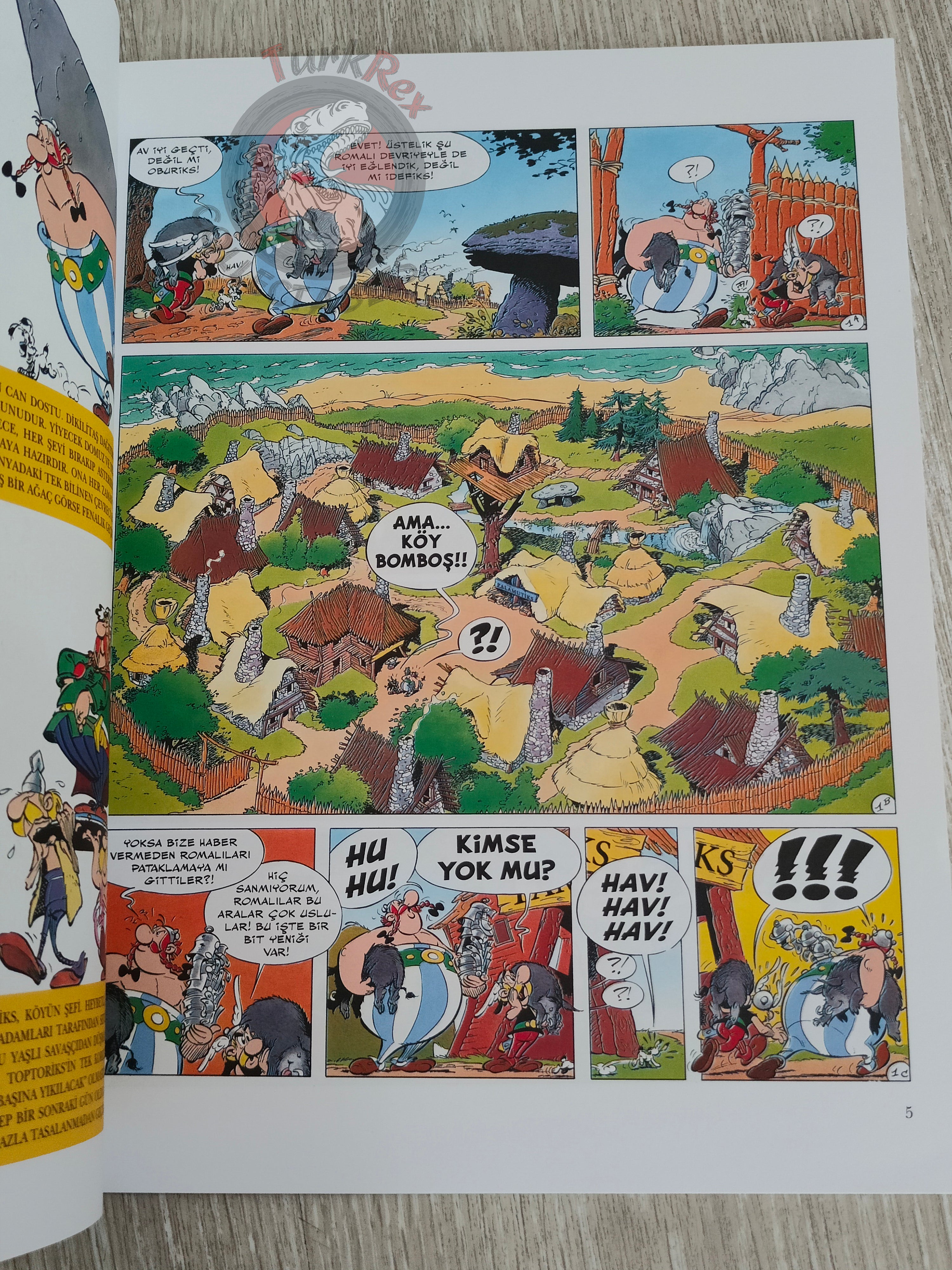 Asterix – Asterix and the Actress 2007 1st Edition Turkish Edition Comic Turkey