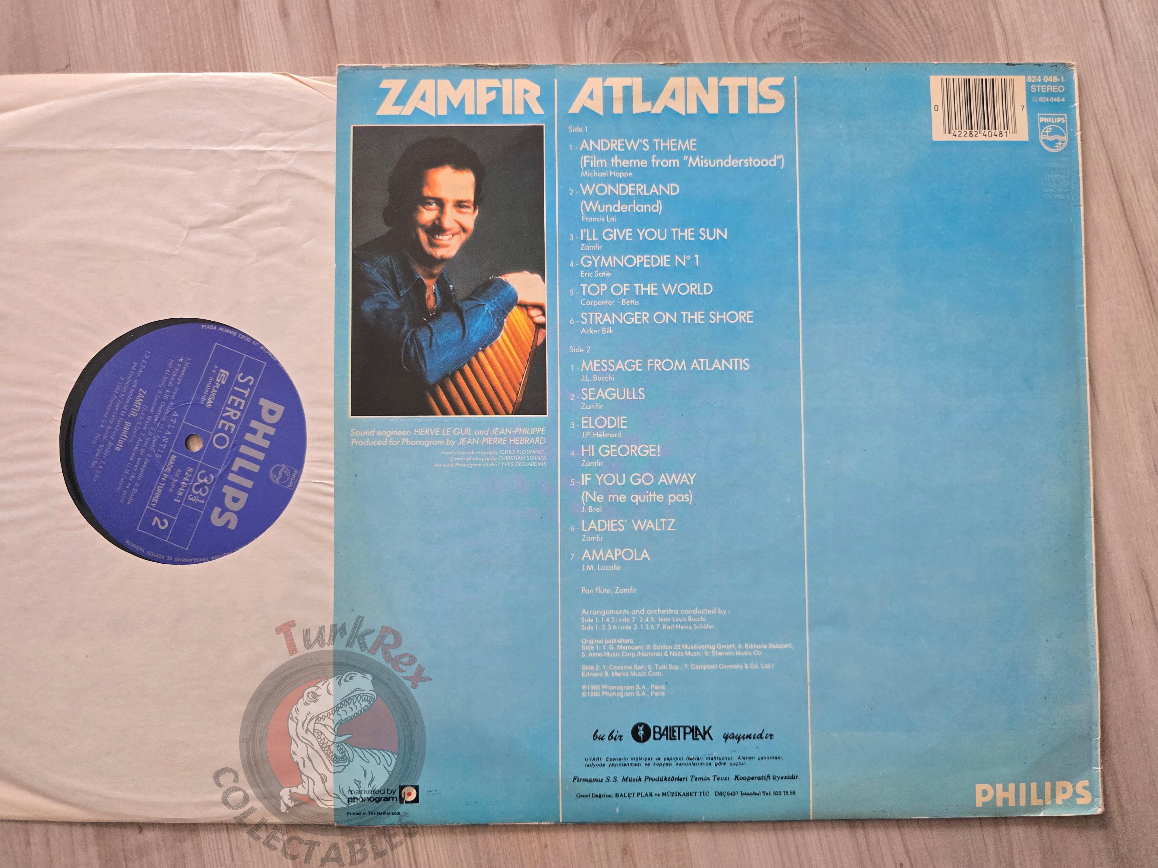 Zamfir – Atlantis Turkish Pressing Vinyl Turkey Edition