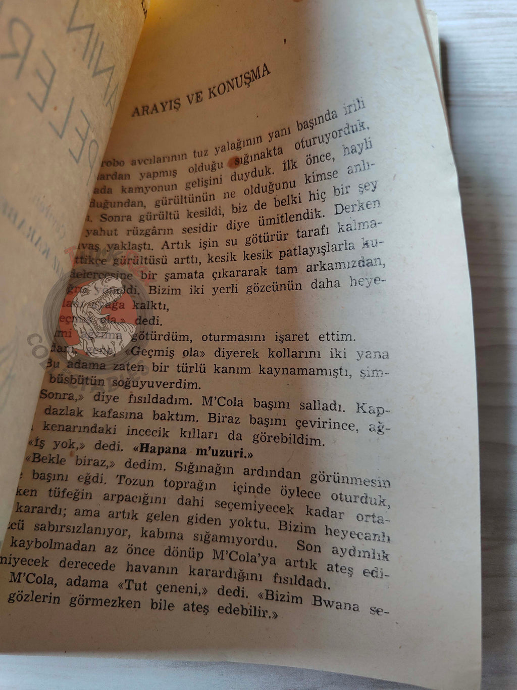 Ernest Hemingway – Green Hills of Africa 1955 1st Turkish Book Turkey