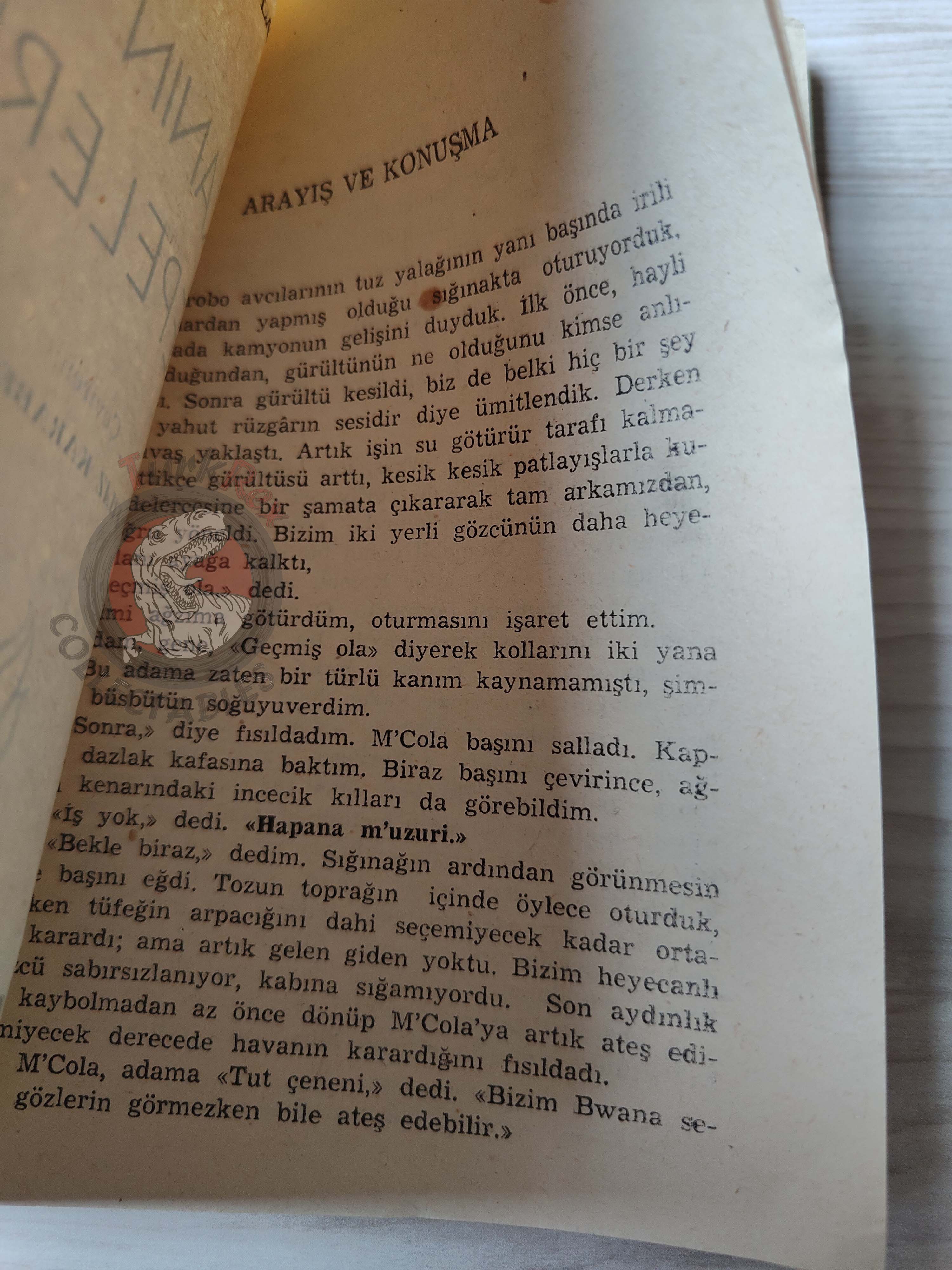 Ernest Hemingway – Green Hills of Africa 1955 1st Turkish Book Turkey