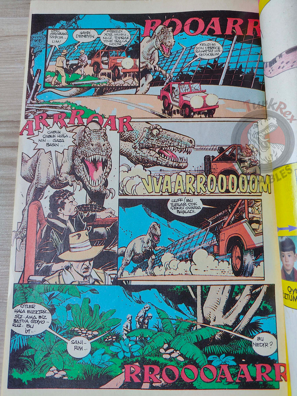 Jurassic Park #10 Turkish Edition Comic Turkey Topps Spielberg
