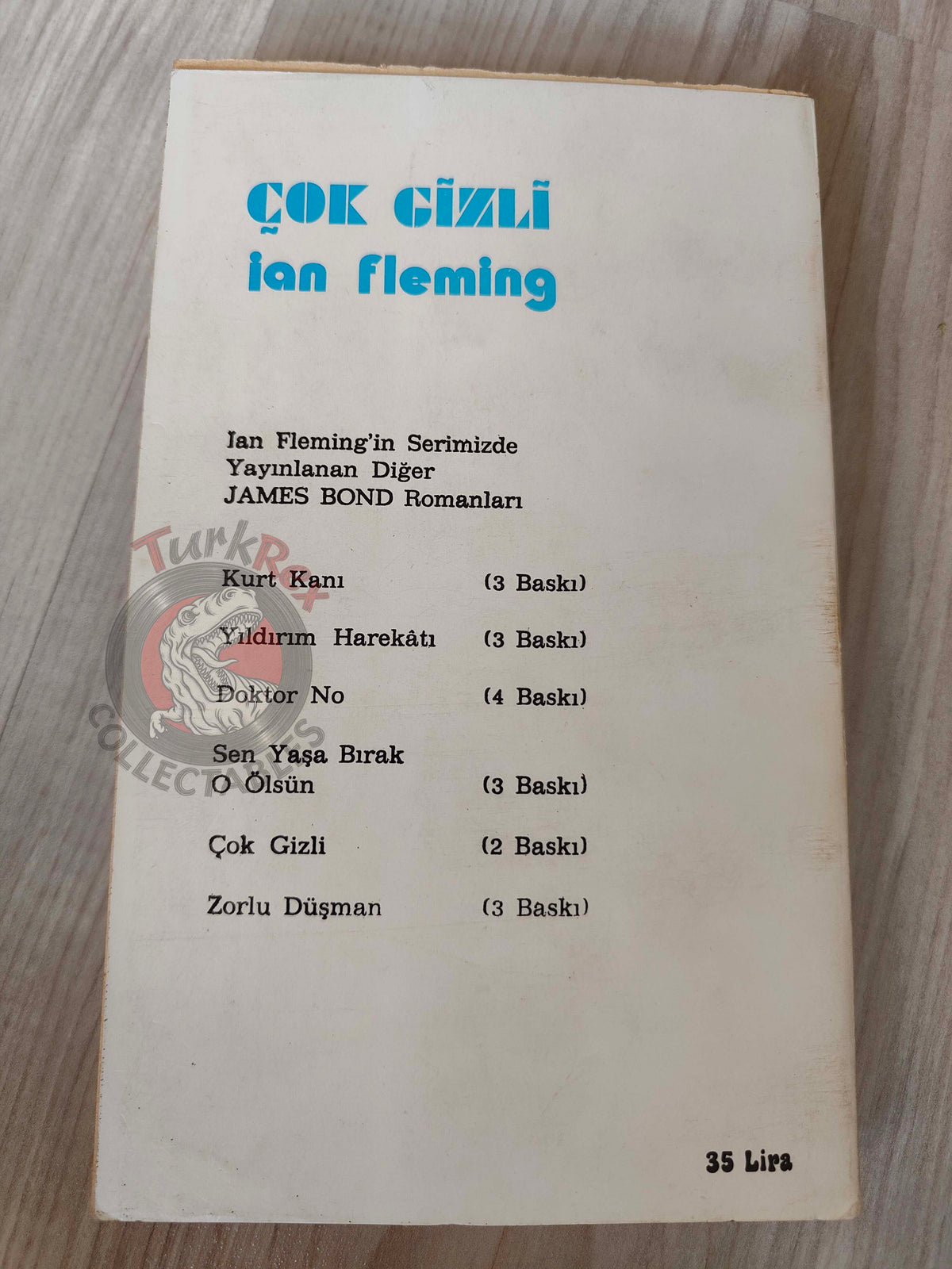 James Bond - For Your Eyes Only 1978 Turkish Book Turkey Ian Fleming Martyn Bates