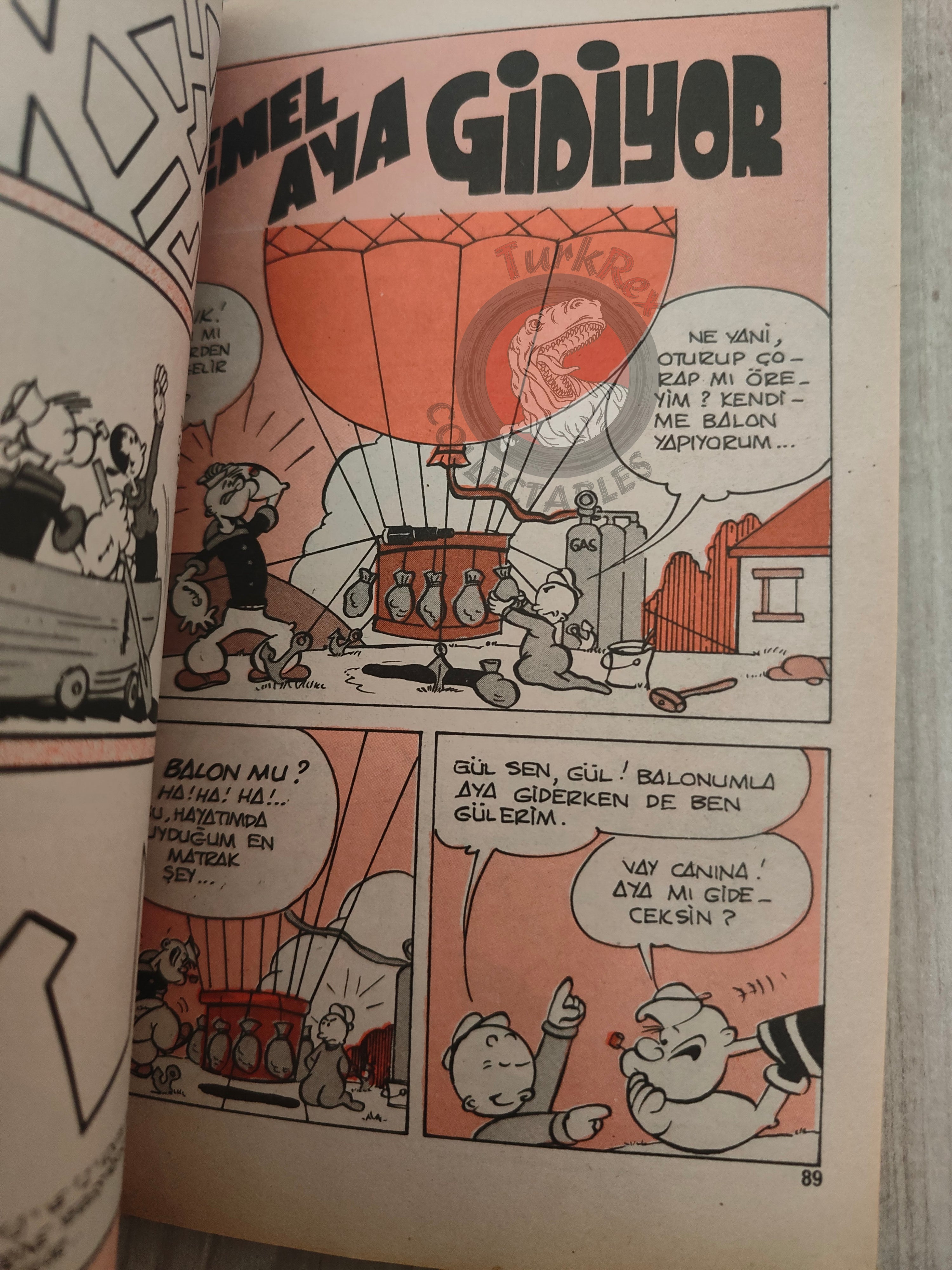 Popeye the Sailor Man #1 late 1980s Turkish Comic Turkey Agepresse