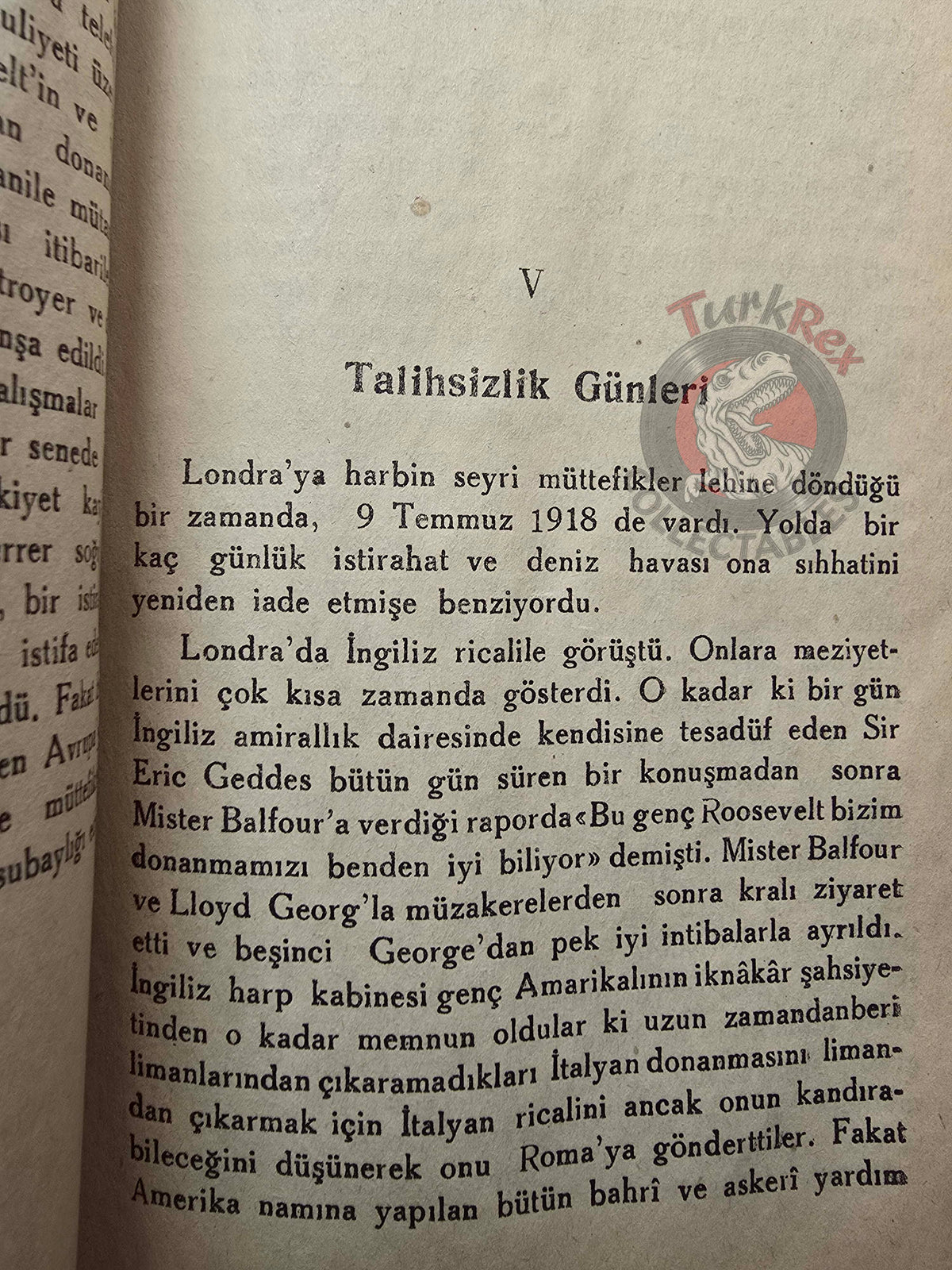 Famous Men of the War Vol 6 1943 Franklin D. Roosevelt Turkish Book Turkey WW2 World Two