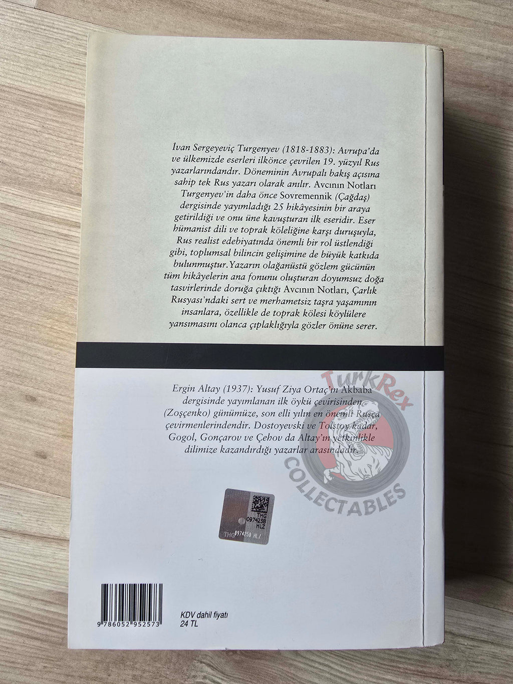 Ivan Turgenev – The Hunting Sketches 2017 Turkish Book Turkey