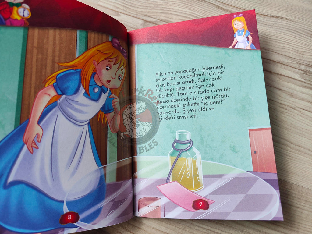 Lewis Carroll – Alice in Wonderland 2012 Turkish Book Turkey Illustrated