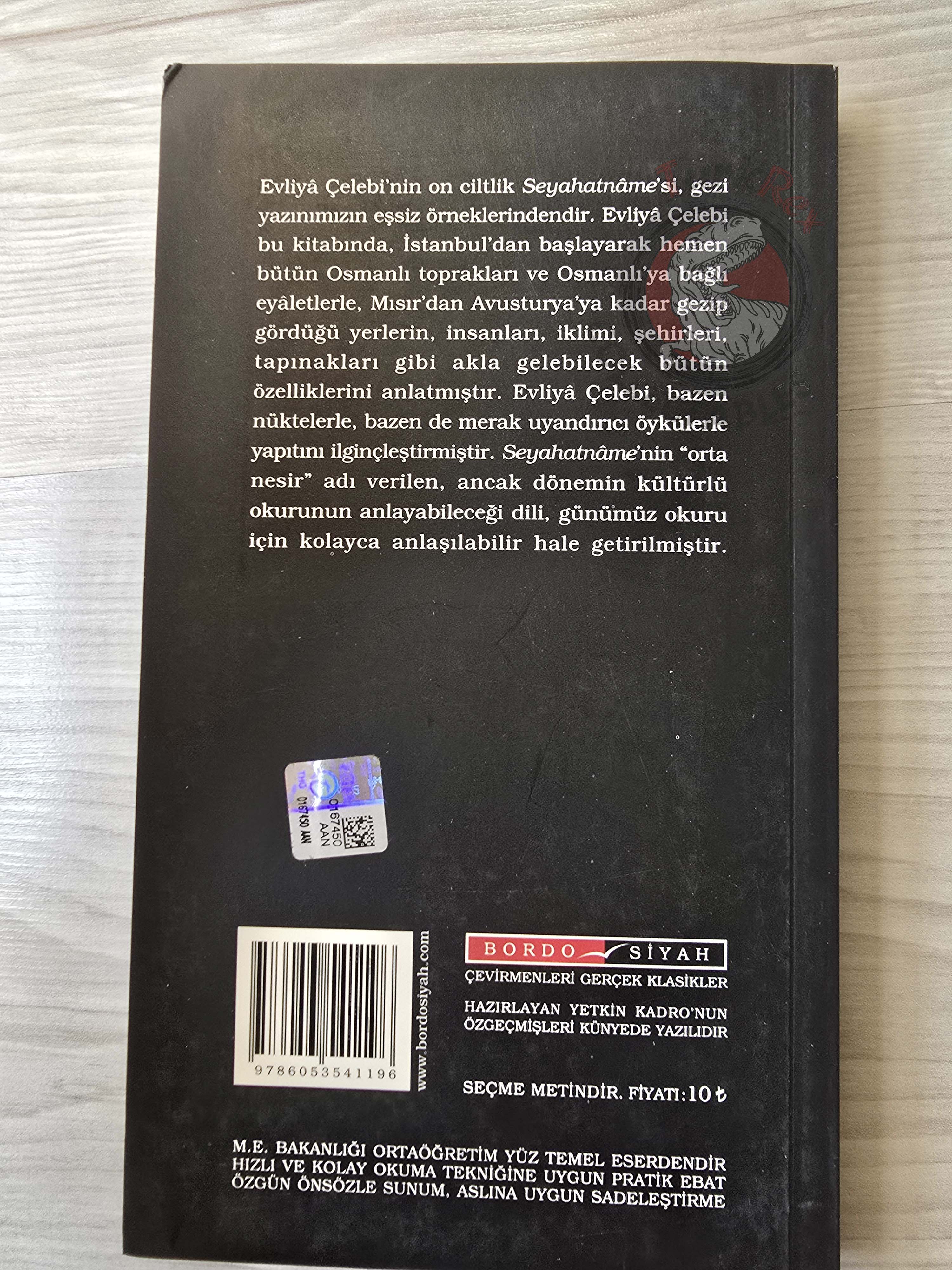 Evliya Çelebi – Travelogue 2012 Turkish Book Turkey