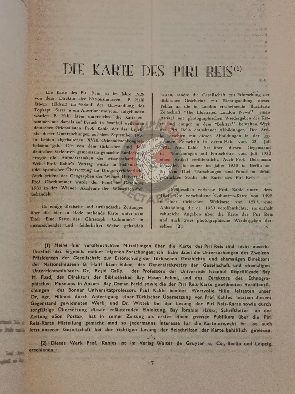 Piri Reis Map 1966 English Turkish German French Italian Book Turkey Ottoman Empire