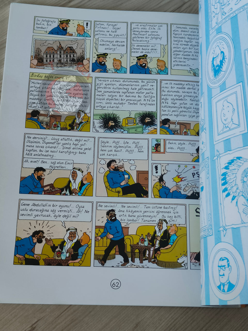 Tintin – Land of Black Gold 2006 Turkish Edition Comic Turkey 1st İnkilap