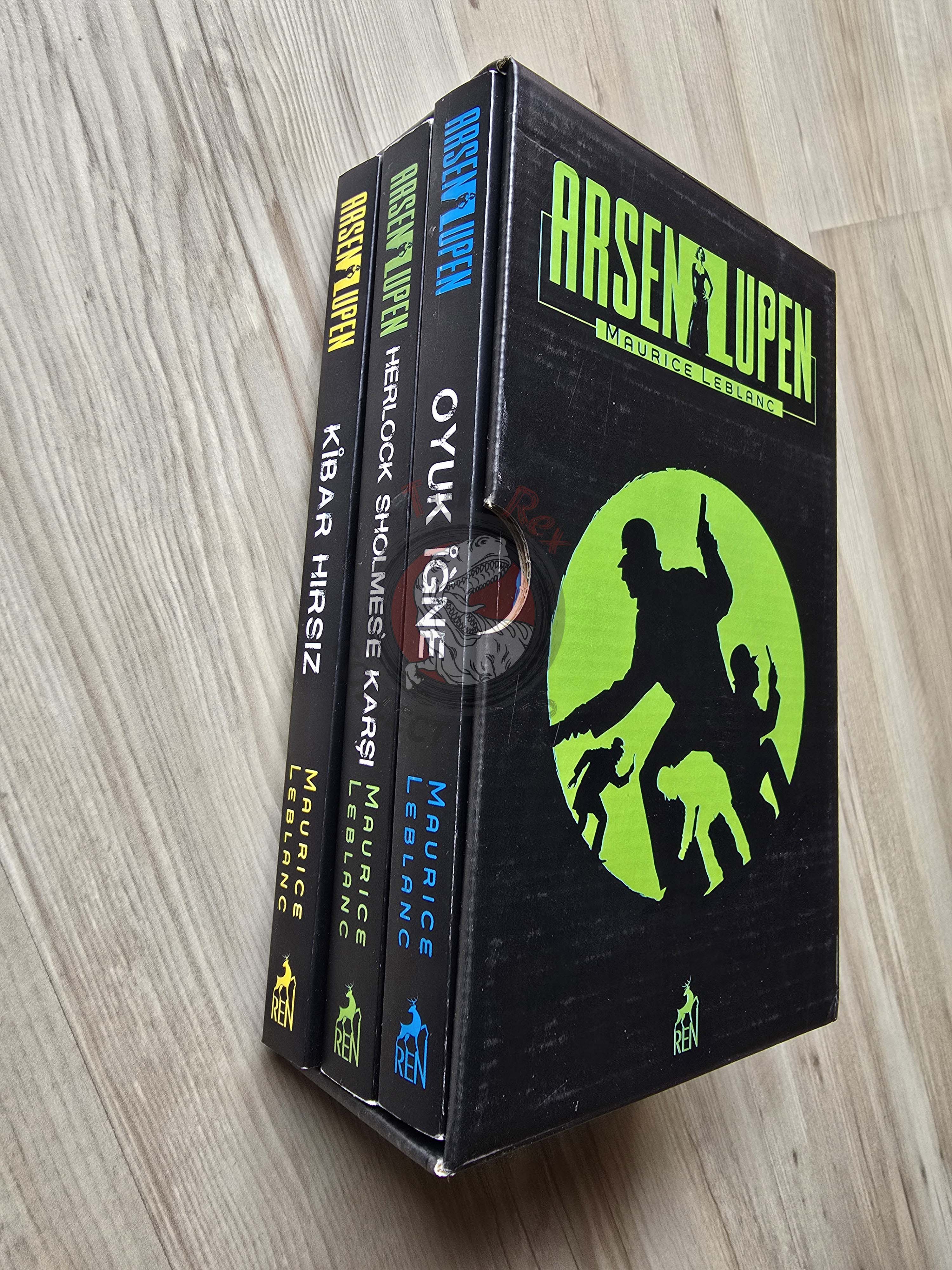 Arsène Lupin Box Set contre Herlock Sholmes Turkish Book Turkey Maurice Leblanc