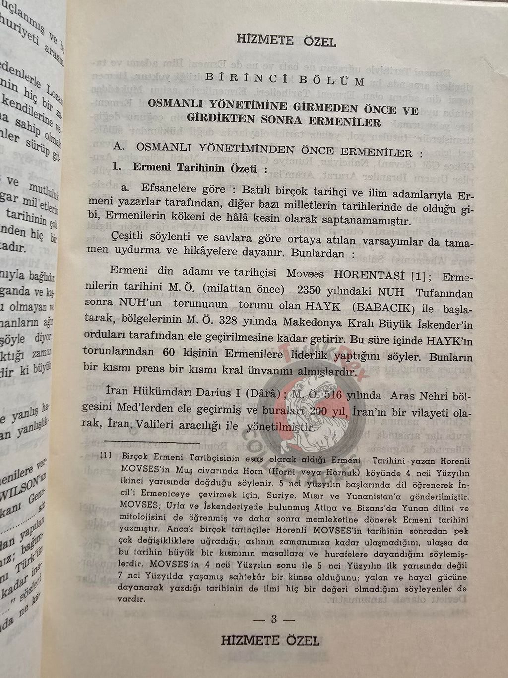 The Armenian Question Throughout History 1979 HC Turkish Book Turkey Armenia